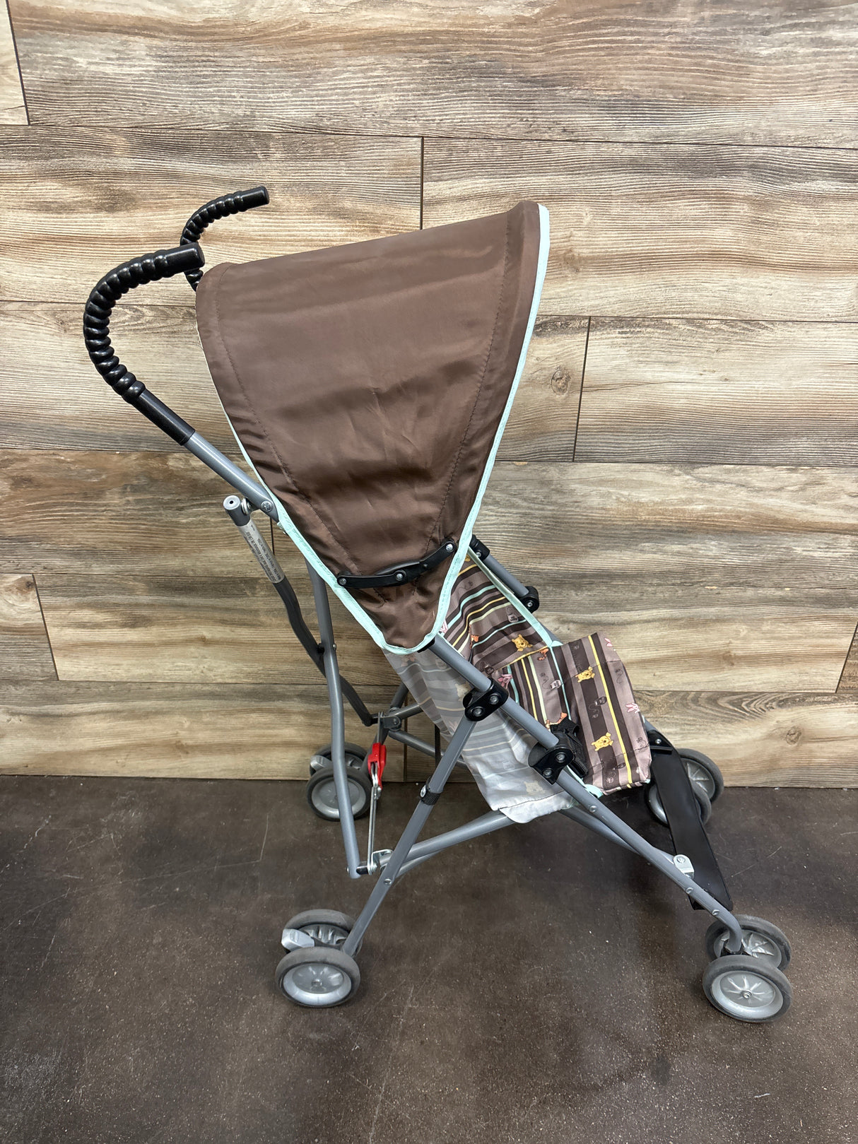 Disney Winnie The Pooh Umbrella Stroller w/ Canopy - Brown