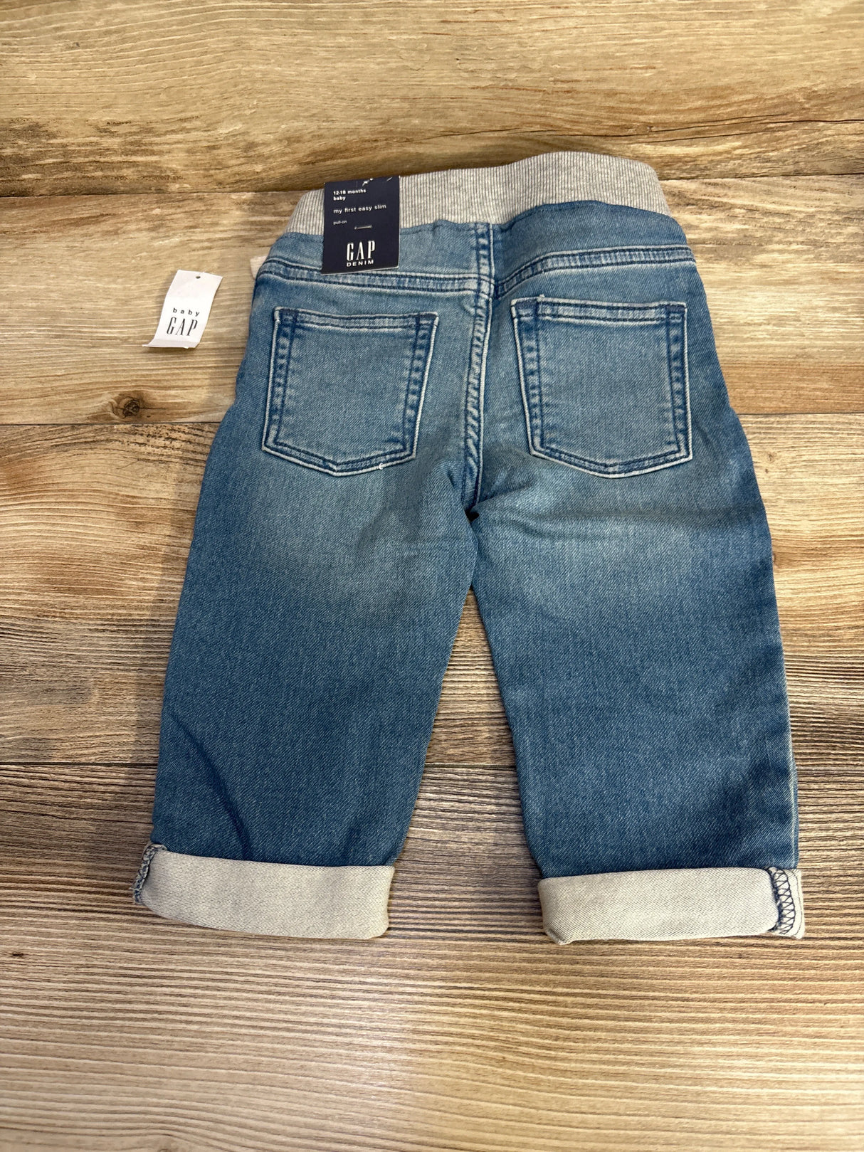 NEW Gap Denim My First Easy Slim Jeans Blue sz 12-18m - Me n Mommy To Be