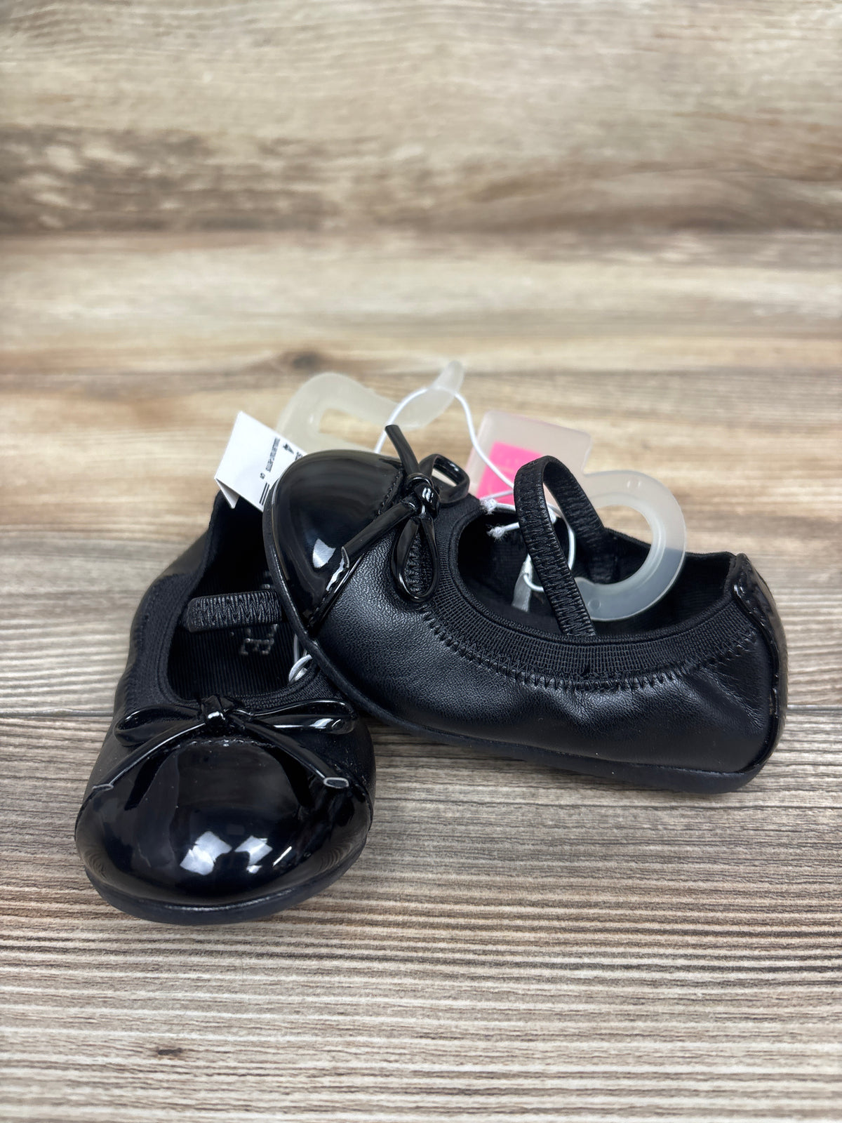 NEW Children's Place Ballet Flats Black sz 4c
