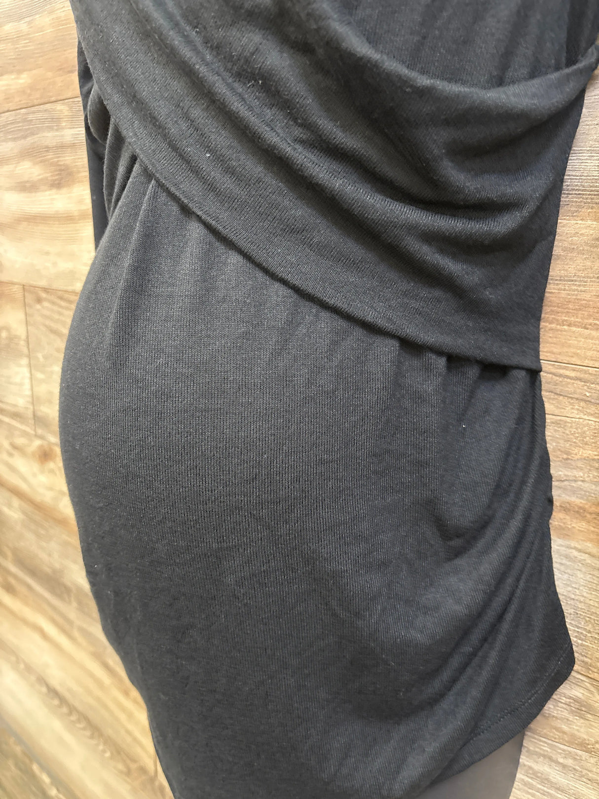 NEW Isabel Maternity Cross Front Top Black sz Medium