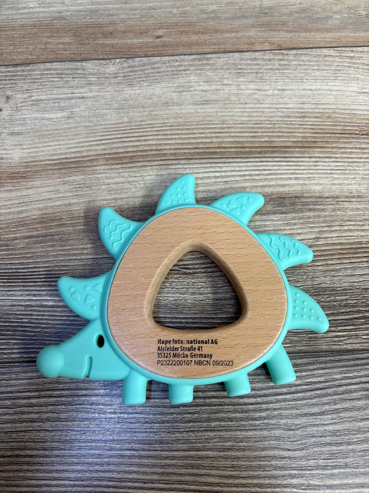 Hape Wooden Teether Hedgehog