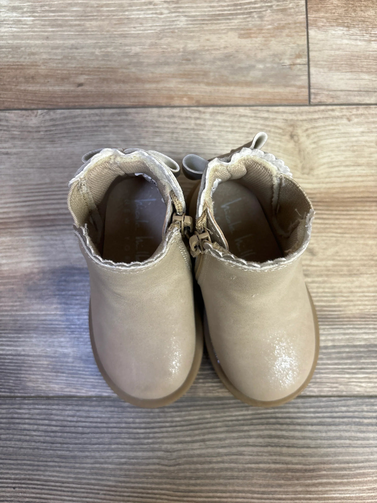 Nicole Miller Ankle Boots Beige sz 4c