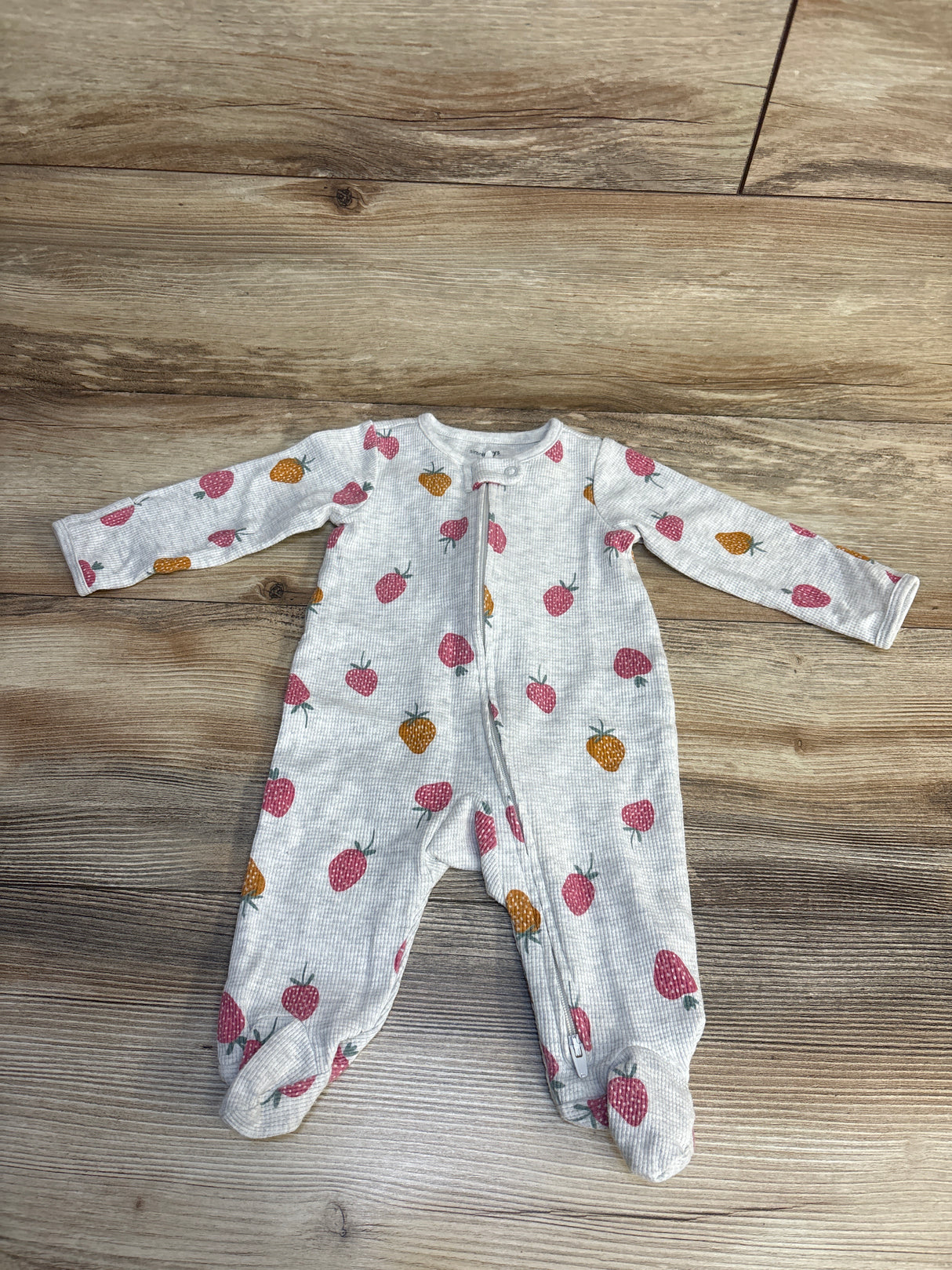 Simple Joys Waffle Knit Sleeper Grey sz 0-3m