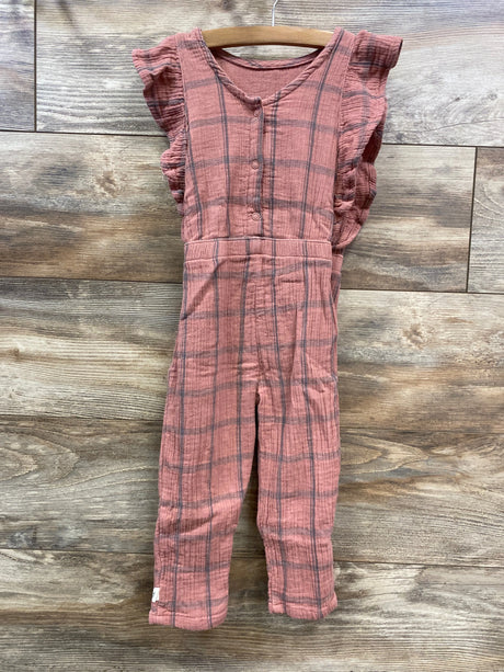 Easy-Peasy Ruffle Jumpsuit Pink sz 3T - Me n Mommy To Be