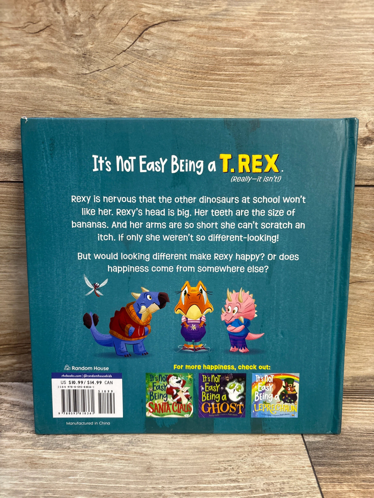 It's Not Easy Being a T. Rex Hardcover Book