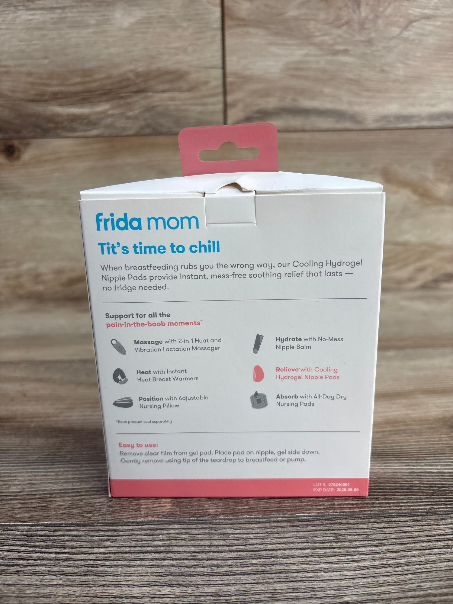 NEW Frida Mom Cooling Hydrogel Nipple Pads 8ct.