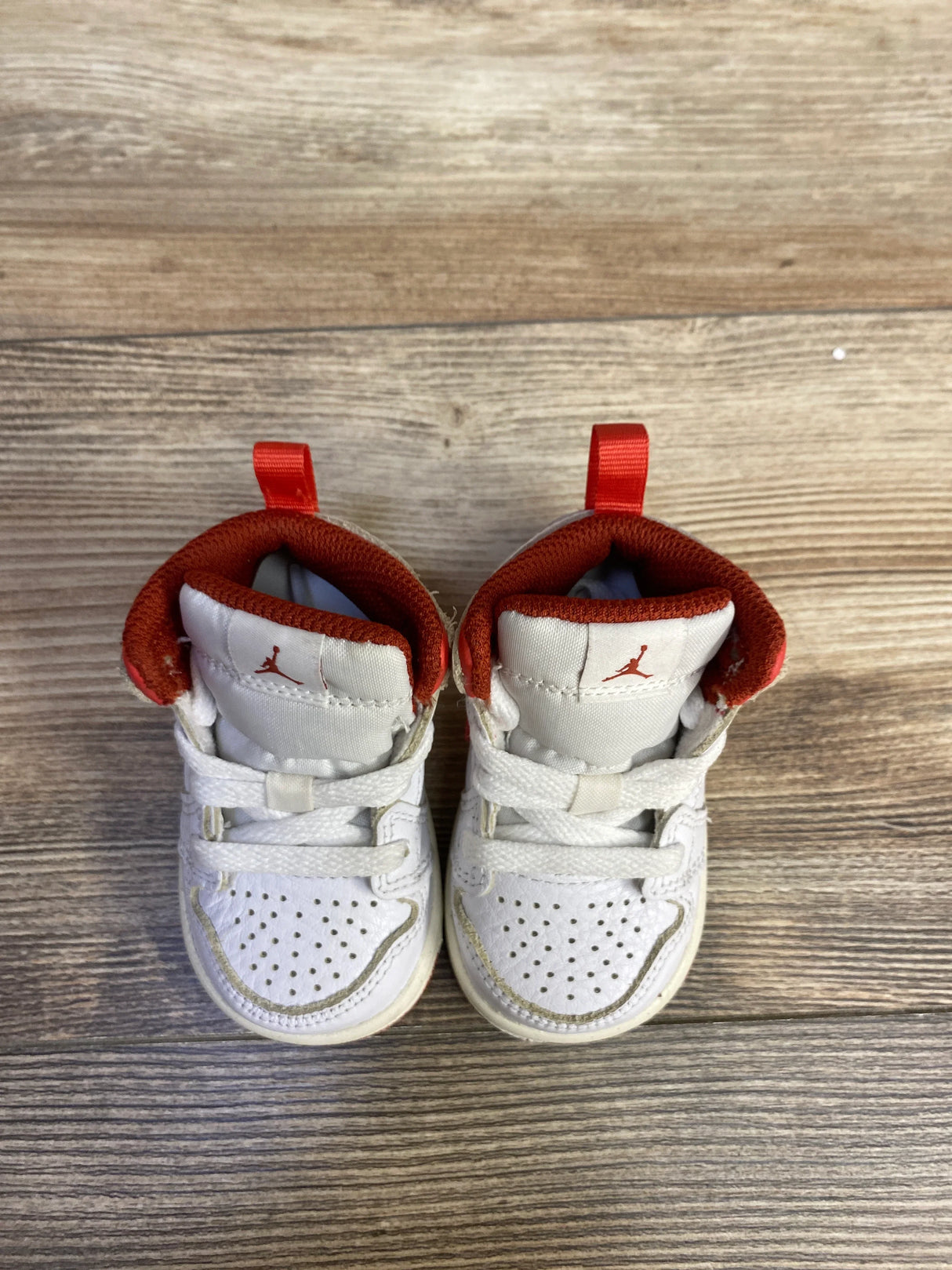 Air Jordan 1 Mid SE TD 'White Dune Red' sz 2.5c