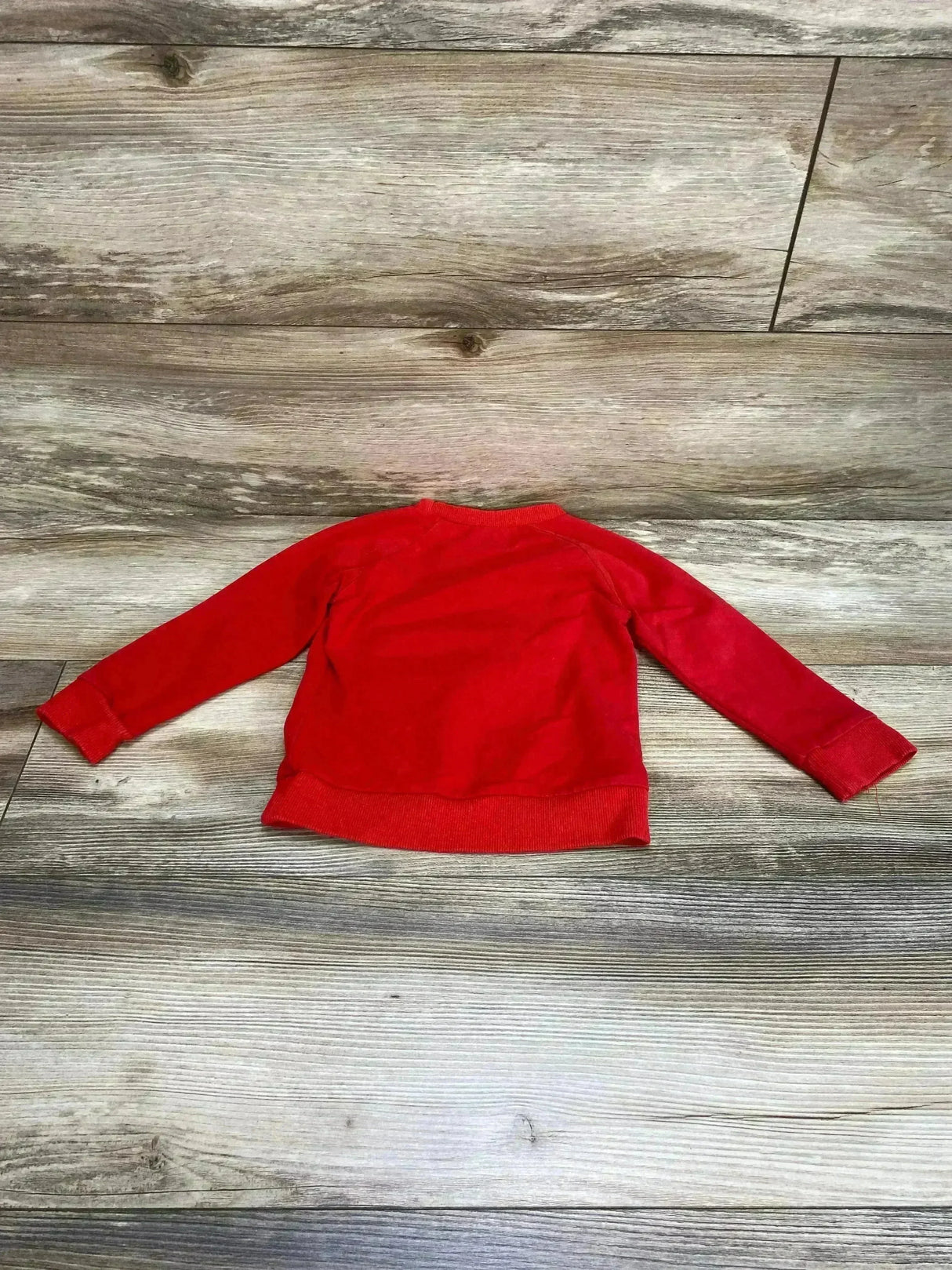 Raglan Sweatshirt Red sz 12m - Me n Mommy To Be