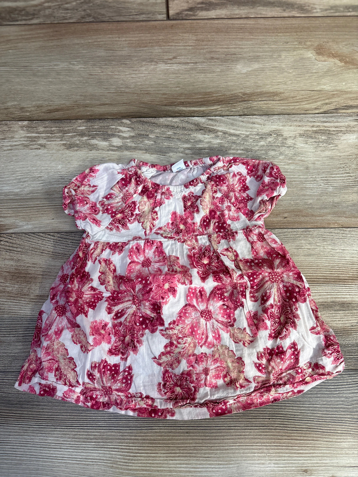 Old Navy Floral Tunic Shirt Pink sz 6-12m - Me n Mommy To Be