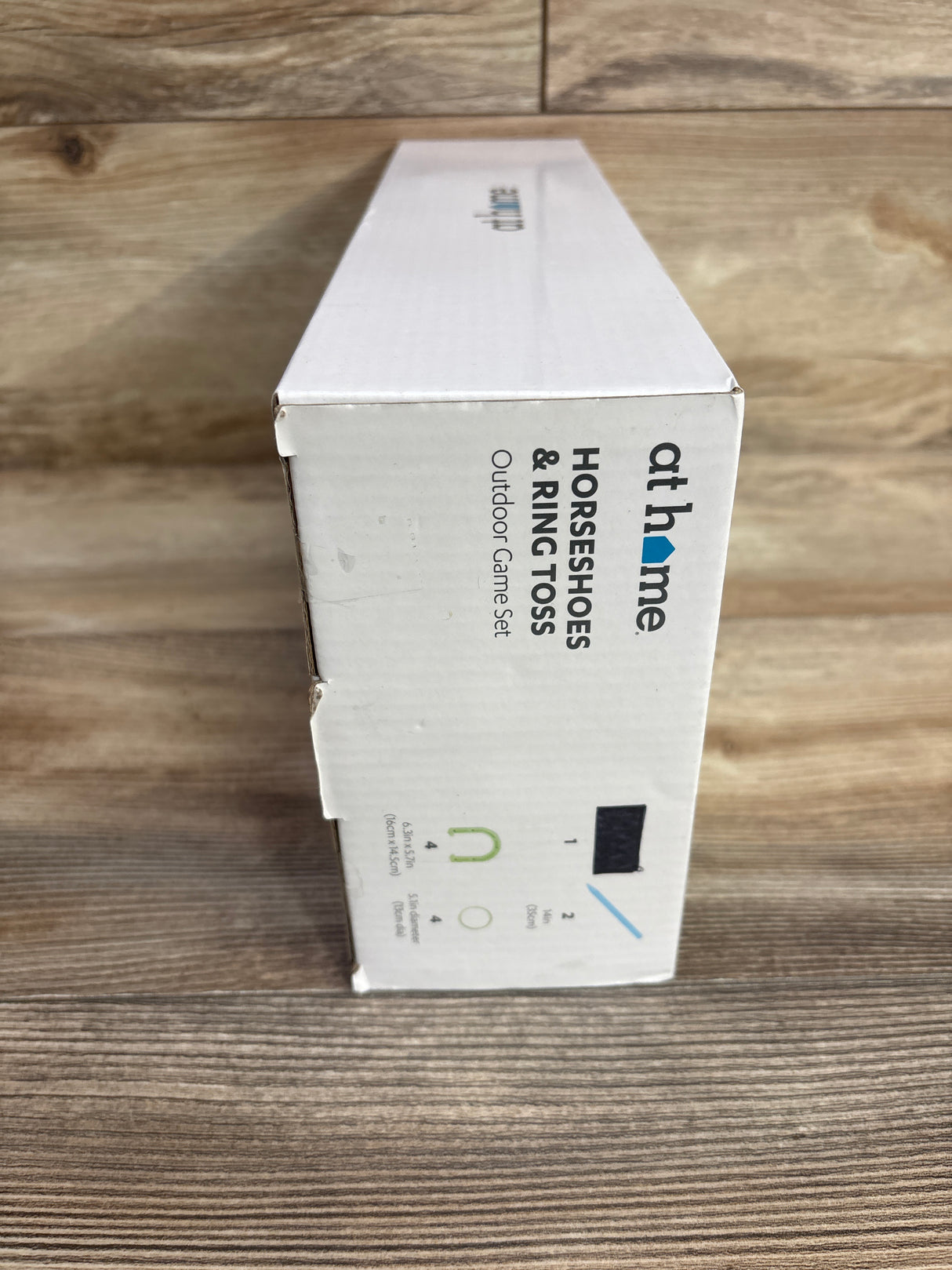 At Home Horseshoes & Ring Toss Outdoor Game 11pc Set