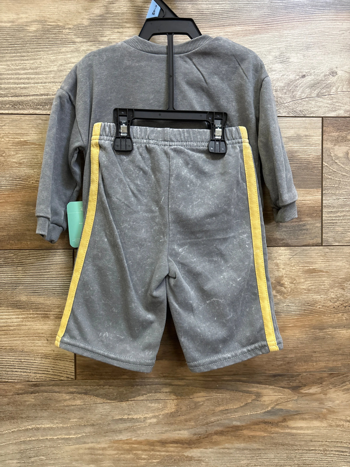 NEW Disney Baby Winnie The Pooh 2pc Sweatshirt & Joggers Set Grey sz 3/6m