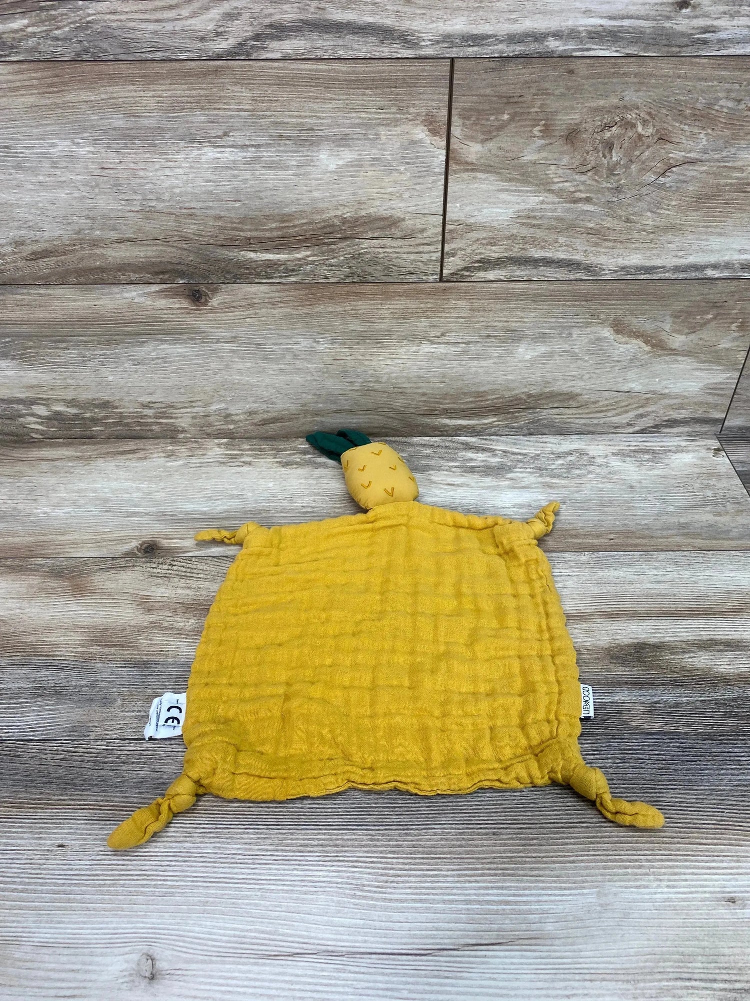Liewood Pineapple Yellow Mellow Agnete Cuddle Cloth Yellow - Me n Mommy To Be