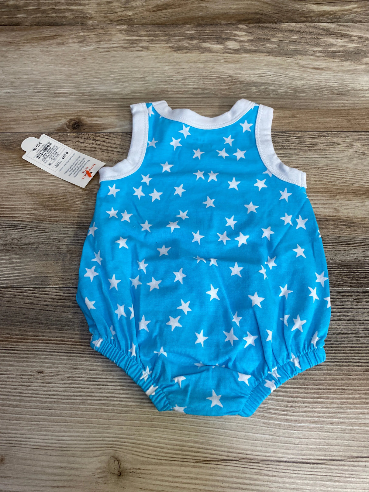 NEW Cat & Jack Star Print Romper Blue sz 0-3m - Me n Mommy To Be