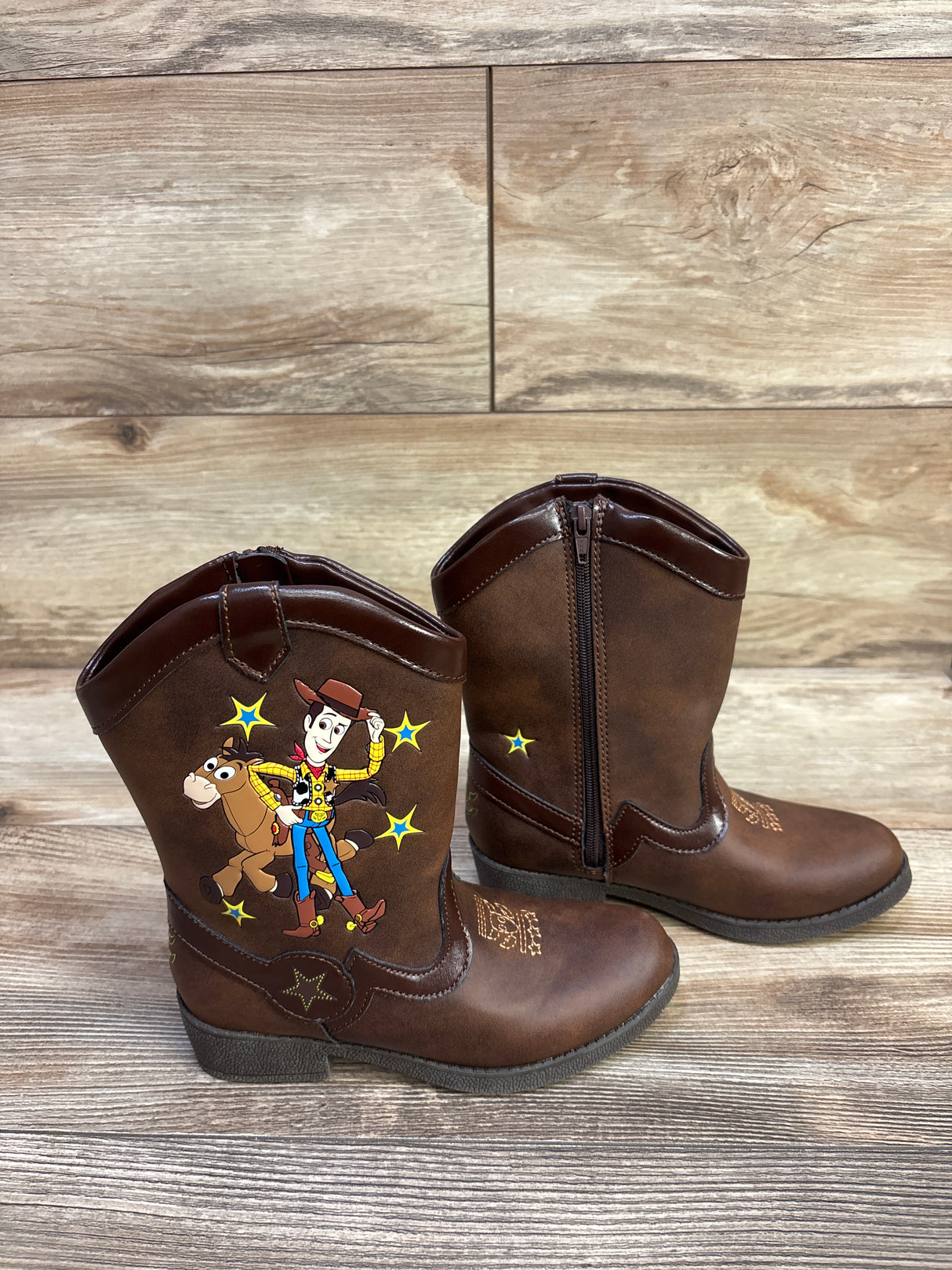 Toy Story Woody Western Boots Brown sz 12c