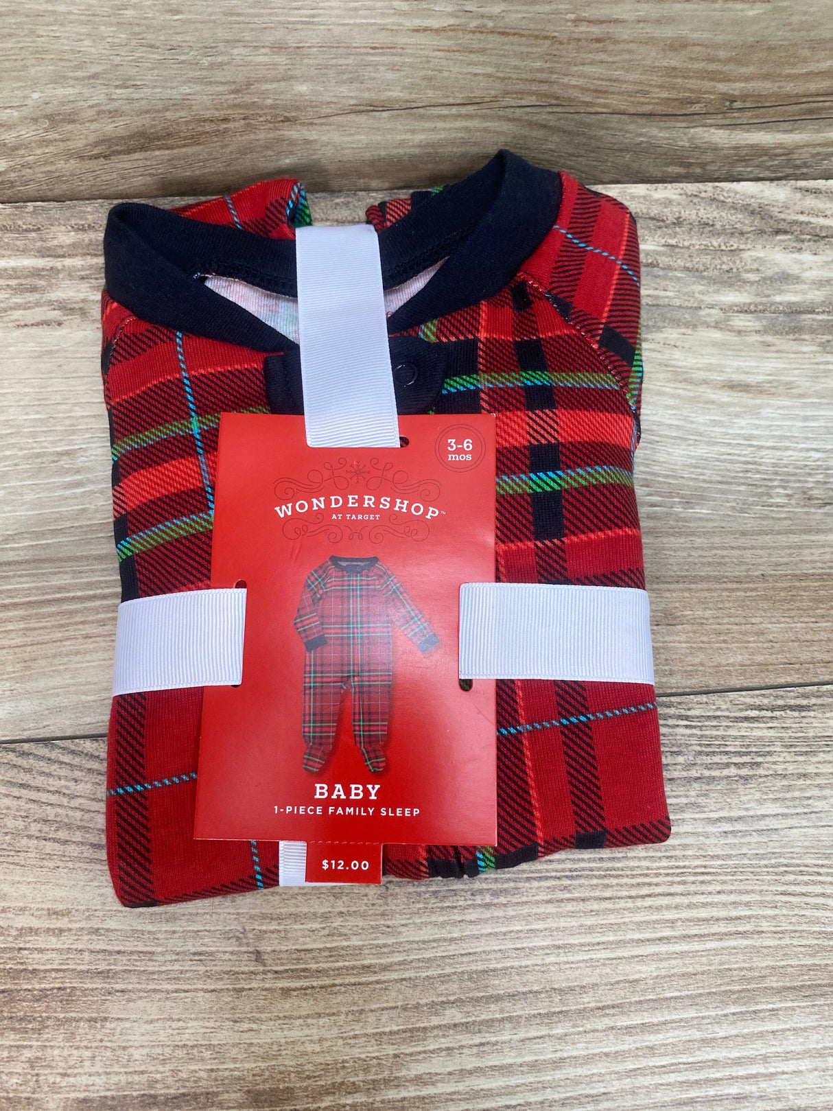 NEW Wondershop Plaid Sleeper sz 3-6m - Me n Mommy To Be