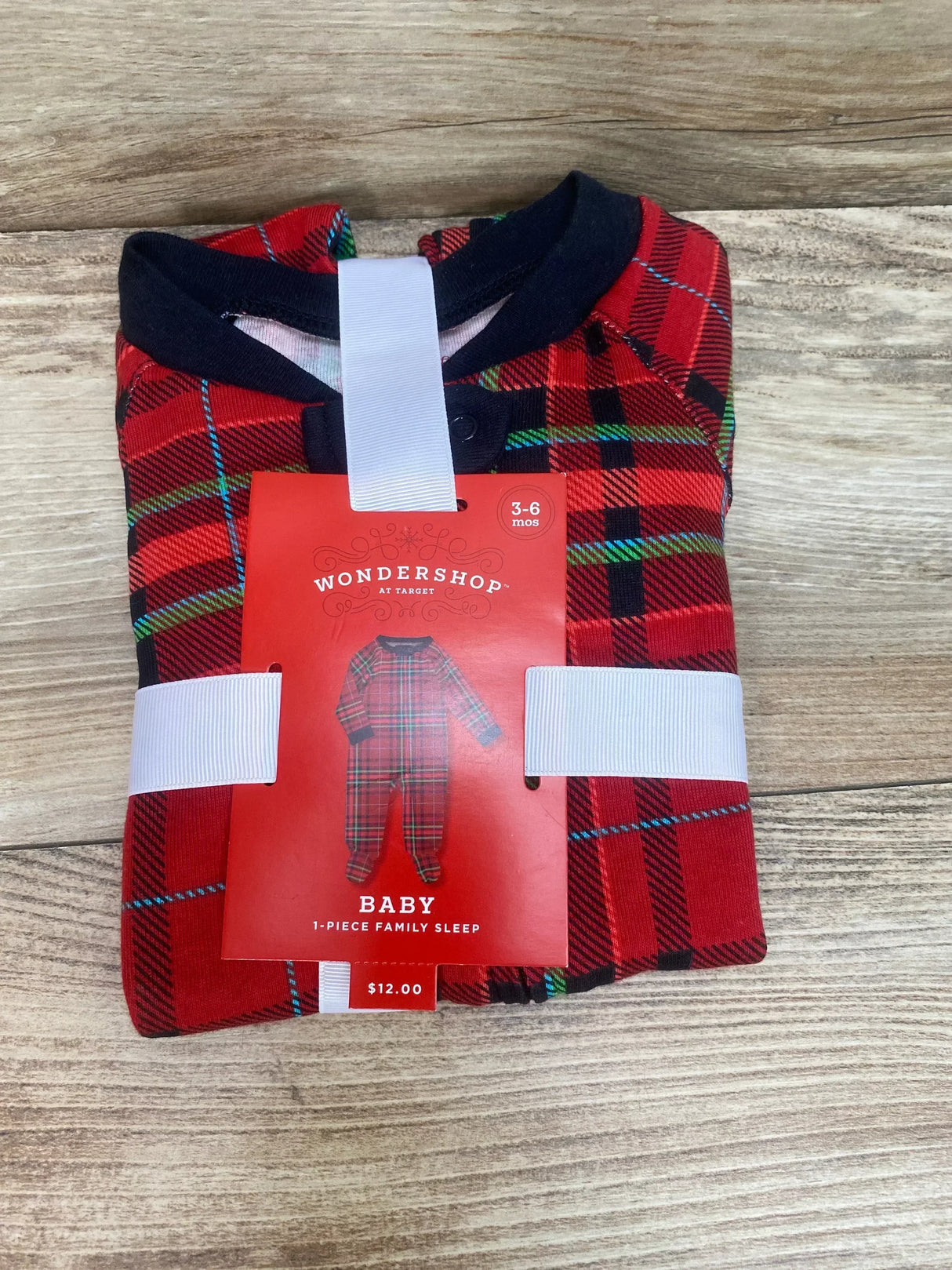 NEW Wondershop Plaid Sleeper sz 3-6m - Me n Mommy To Be