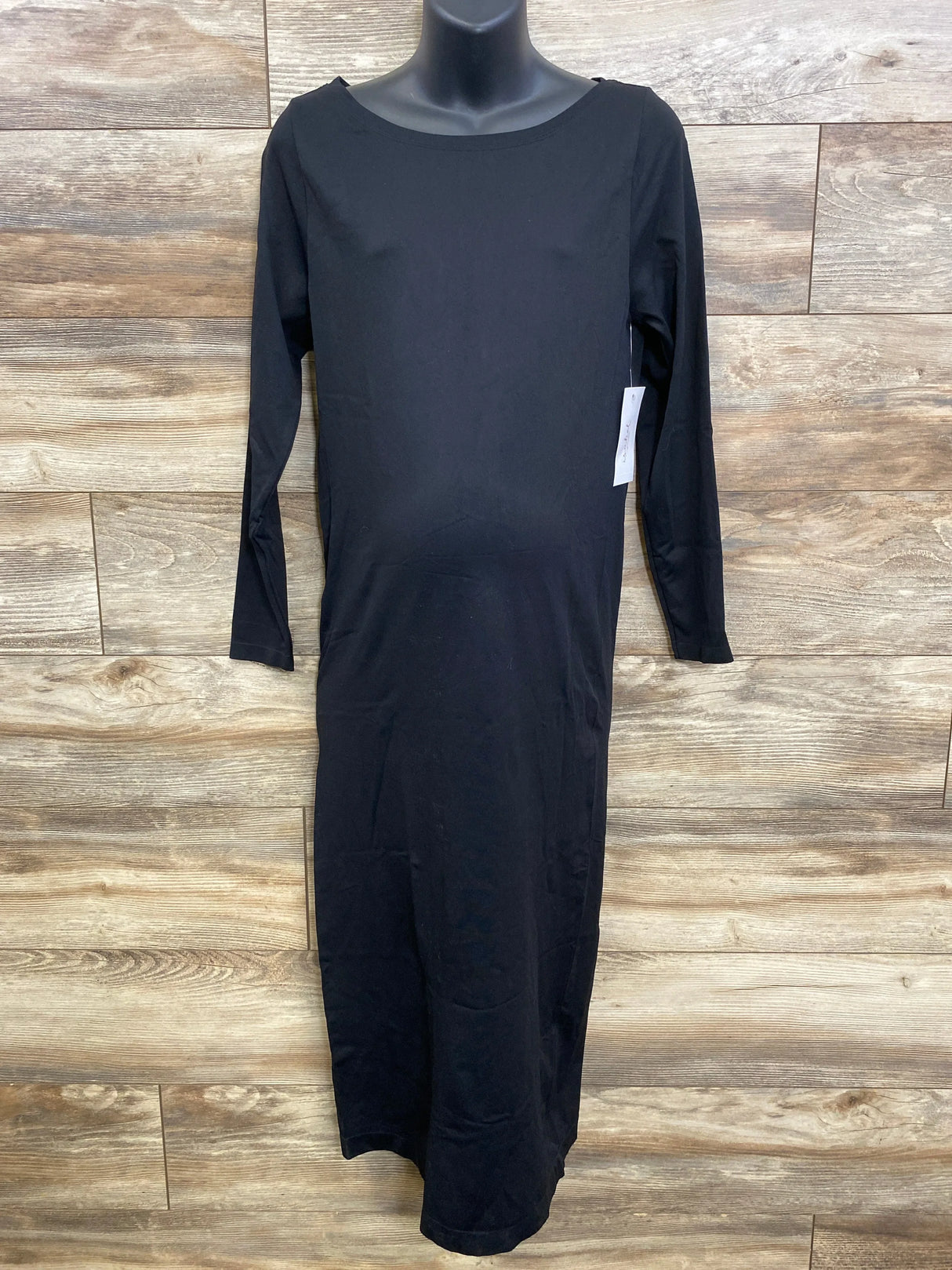 NEW Isabel Maternity Long Sleeve Dress Black sz XL - Me n Mommy To Be