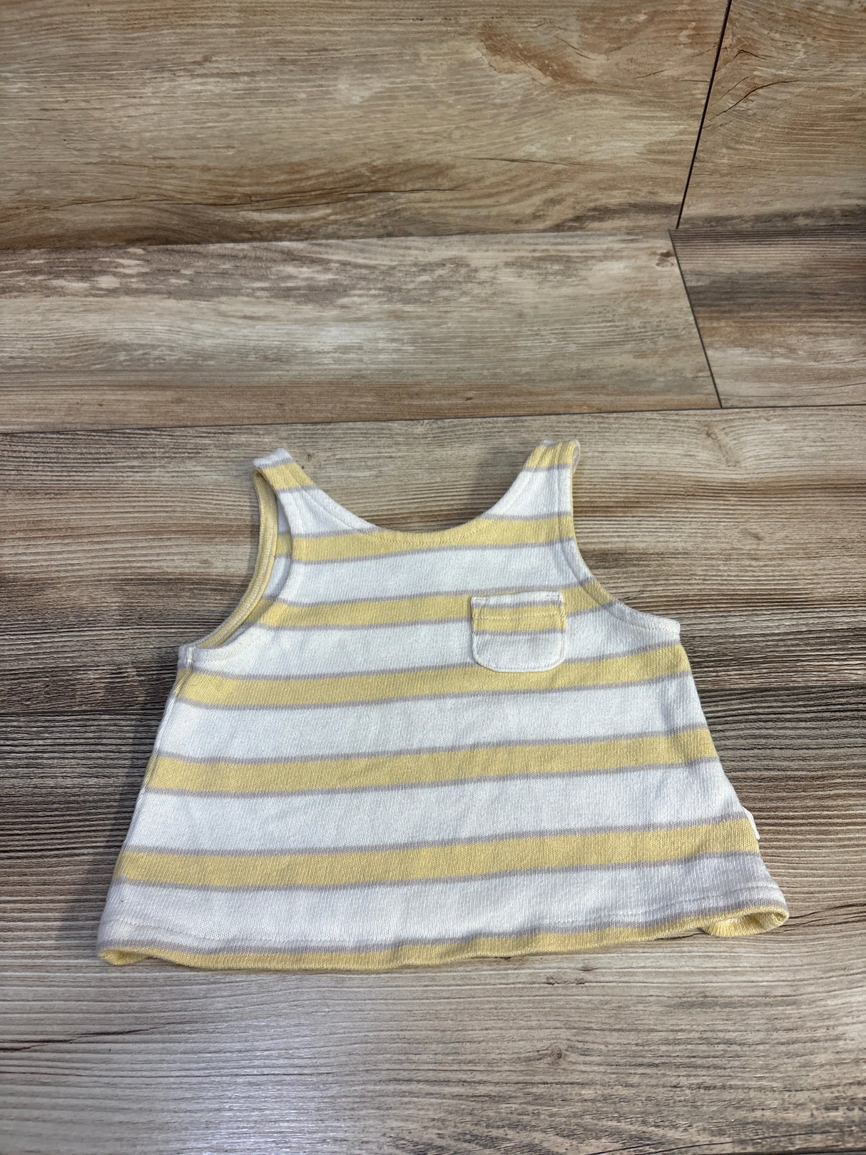 Easy Peasy Striped Tank Top White sz 18m