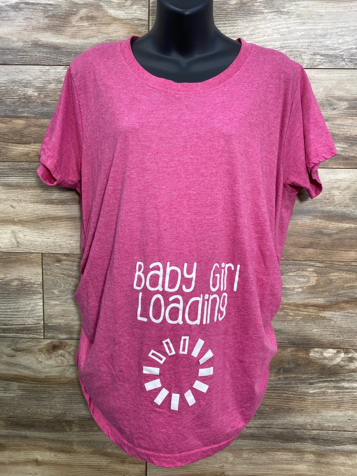 Crazy Dog Baby Girl Loading Ruched Shirt Pink sz 3XL - Me n Mommy To Be