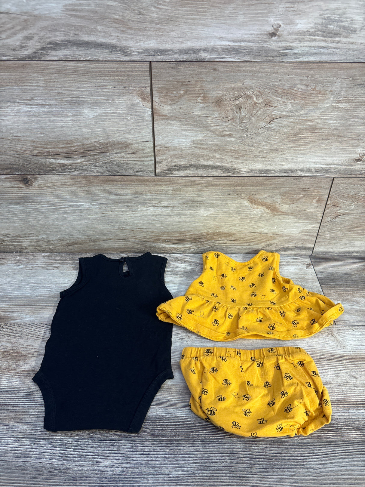 PL Baby 3pc Busy Bee Set Yellow sz 6m