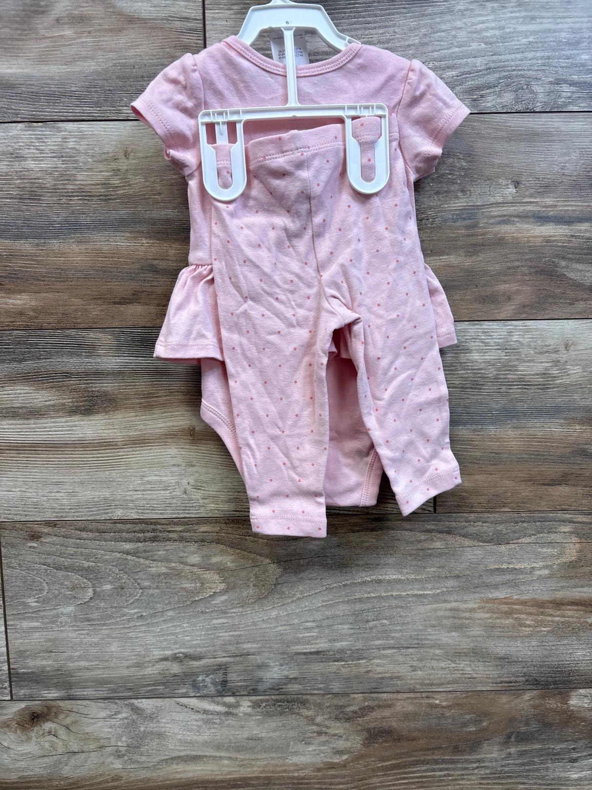 NEW Just One You 2pc Little Sister Skirted Bodysuit & Pants Set Pink sz 6m
