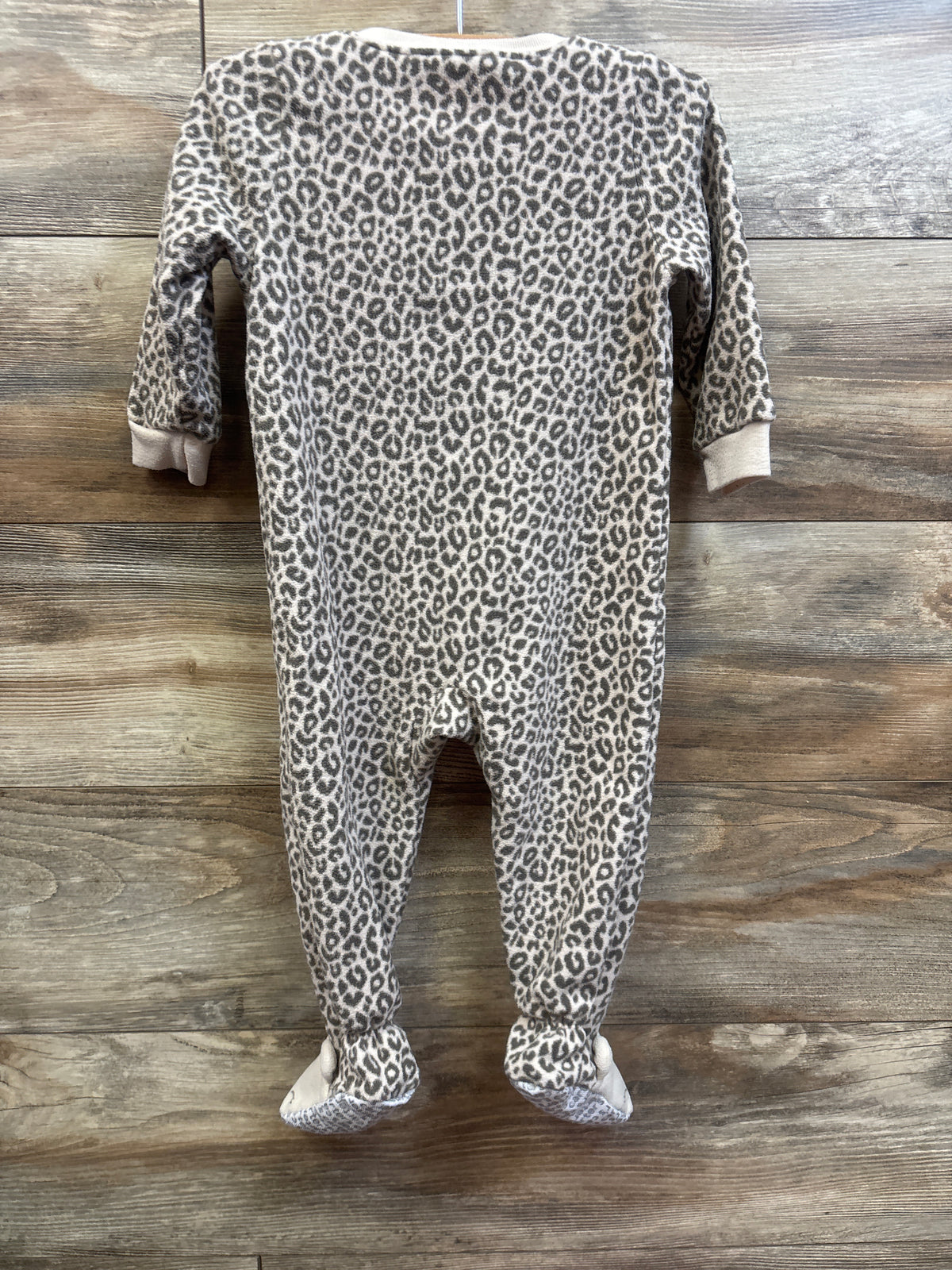 Carter's Leopard Blanket Sleeper Beige sz 18m