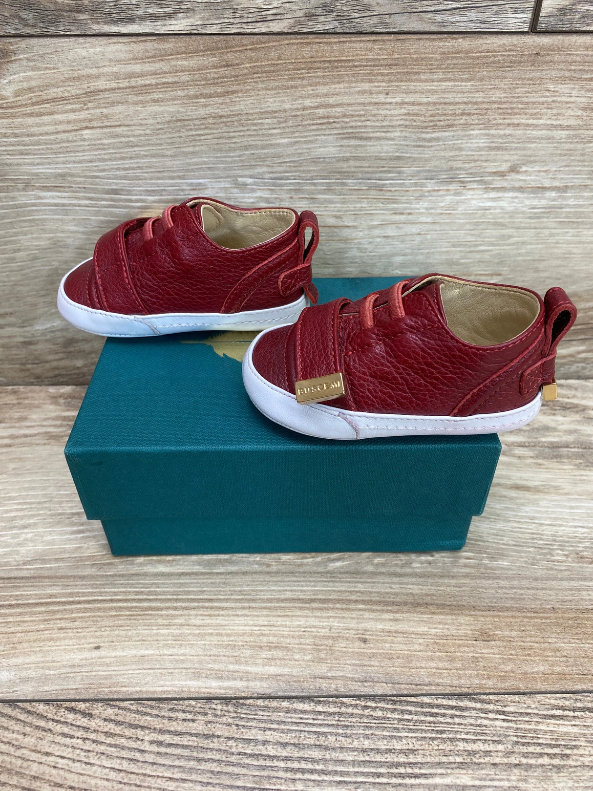 Buscemi 50mm Baby Leather Sneakers sz 0-6m - Me n Mommy To Be
