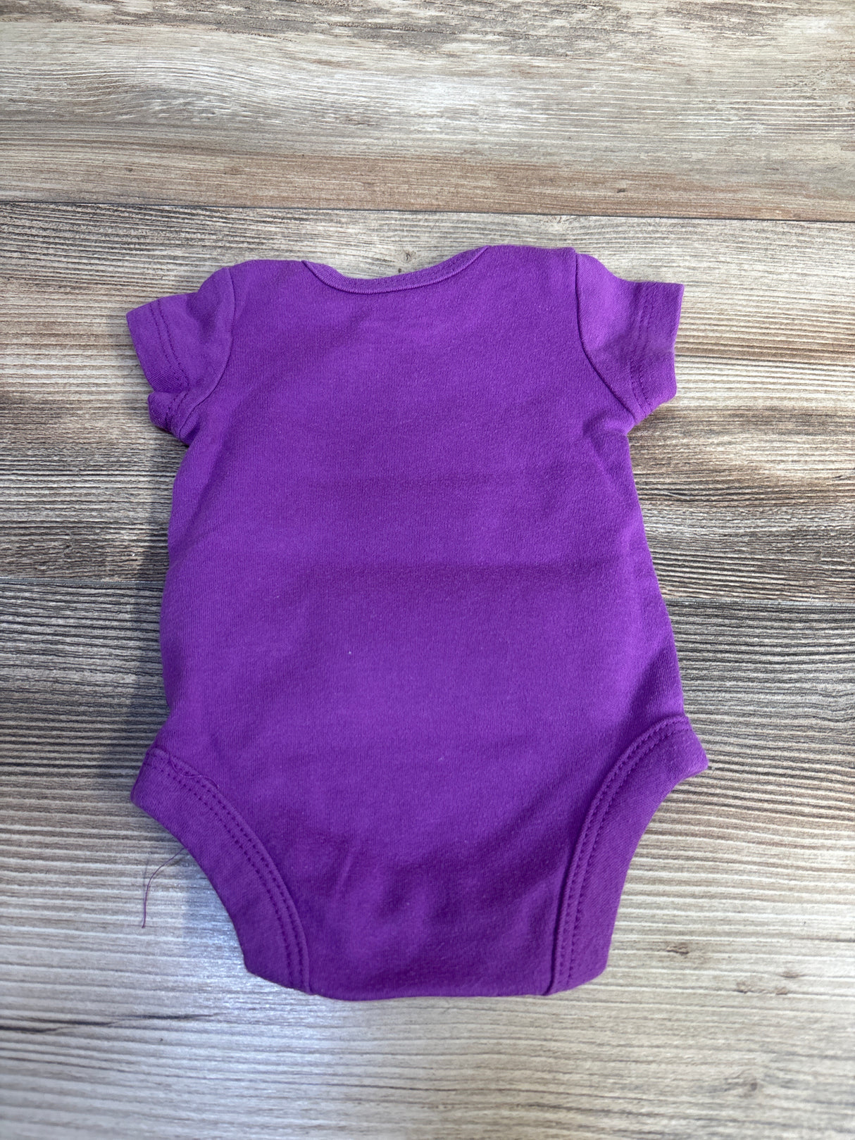 Stay Away Boys!... My Daddy Works Out Bodysuit Purple sz Newborn