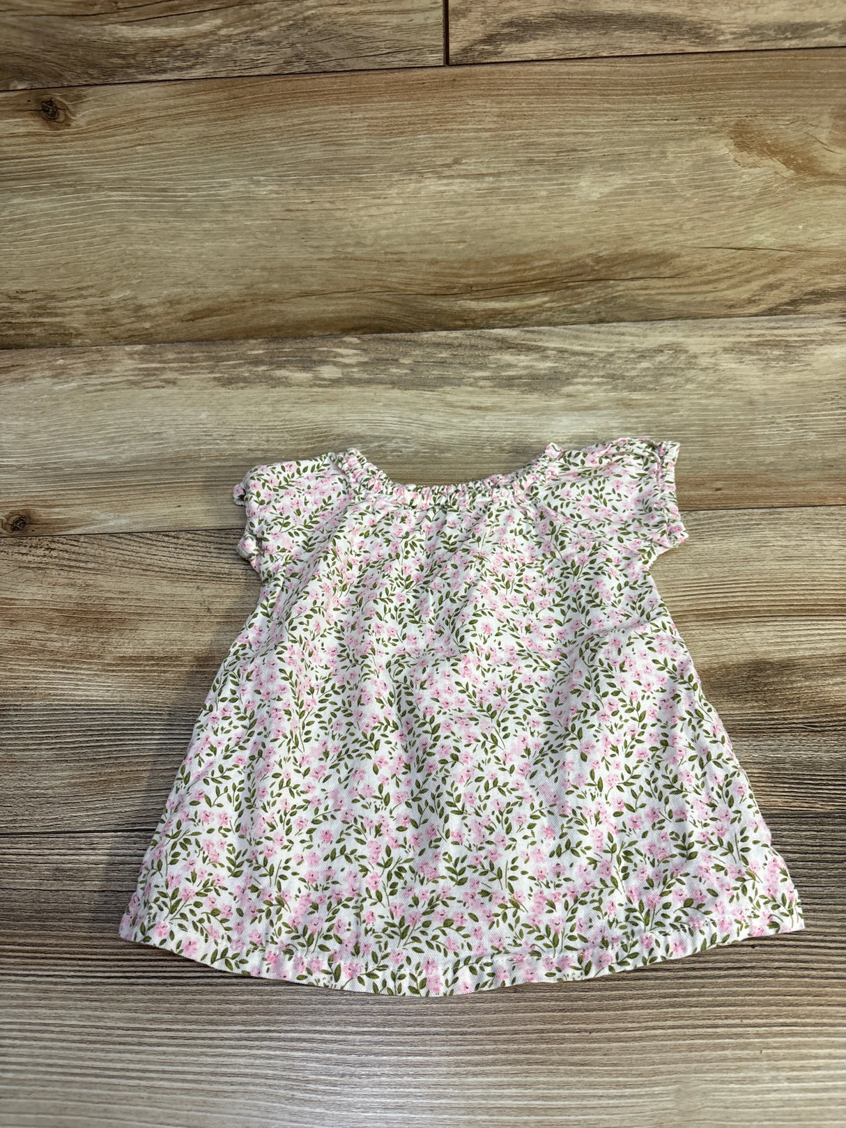 Floral Shirt White sz 3m