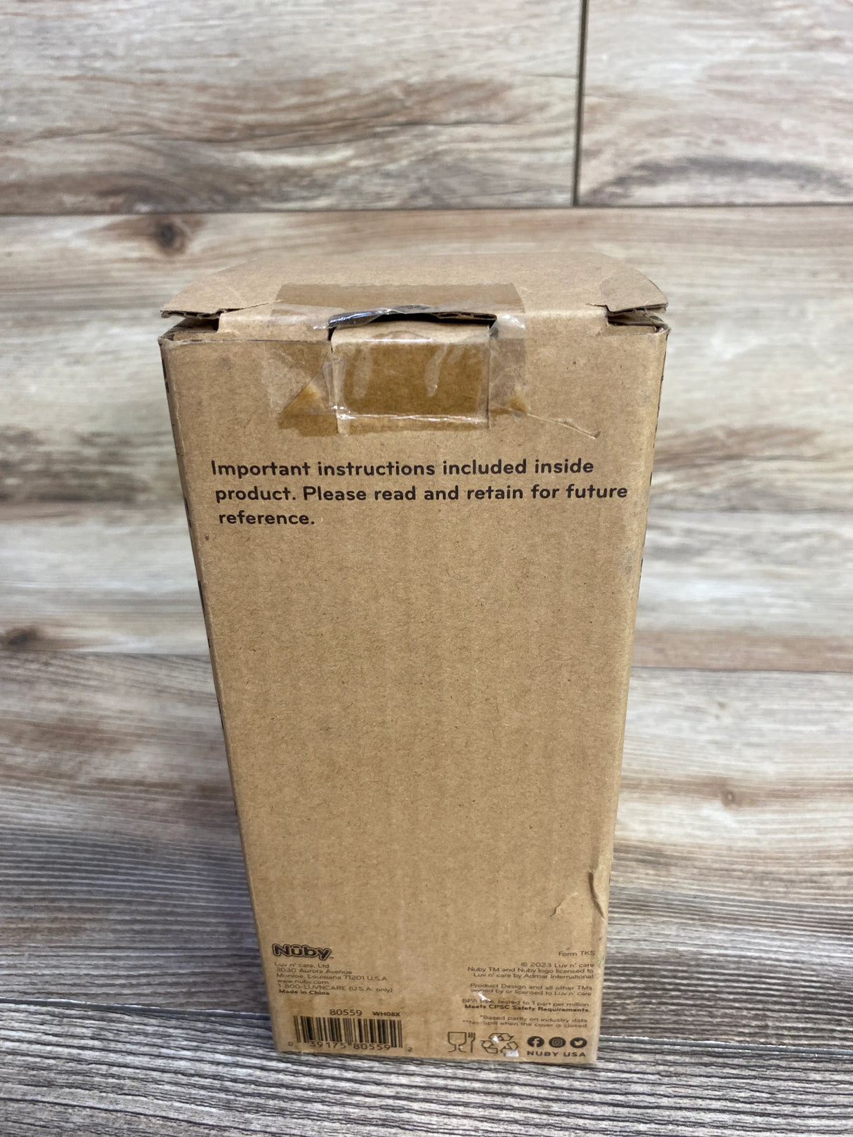 NEW Nuby Thirsty Kids Flip-It Reflex Stainless Steel Cup 10oz