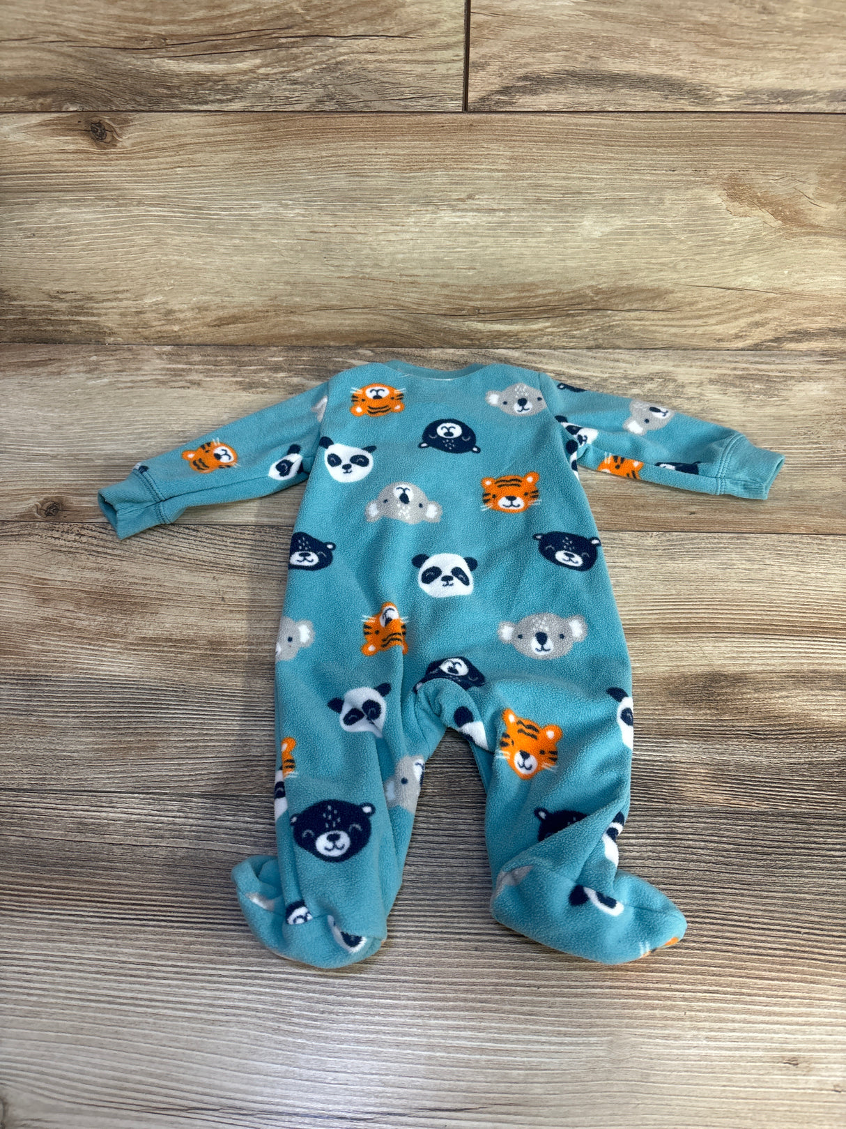 Carter's Animal Blanket Sleeper Blue sz Newborn