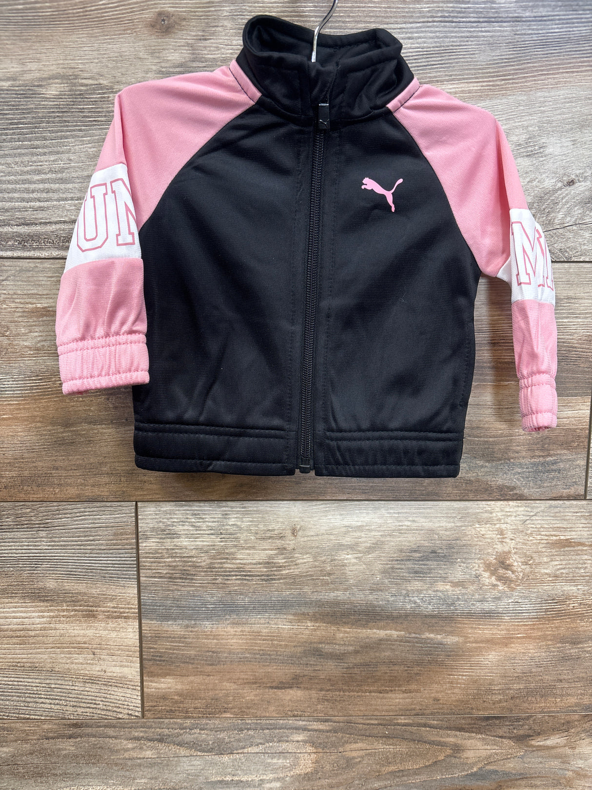 NEW Puma Full Zip Track Jacket Pink sz 3-6m