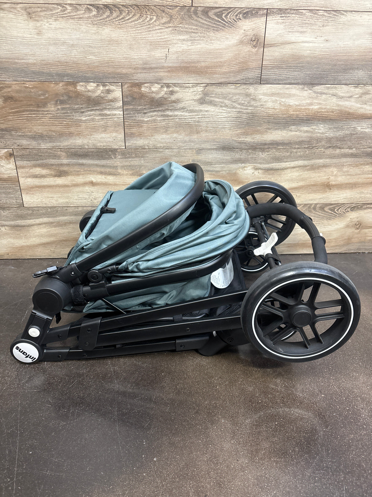 INFANS 2-in-1 Baby Stroller/Bassinet Pram in Green
