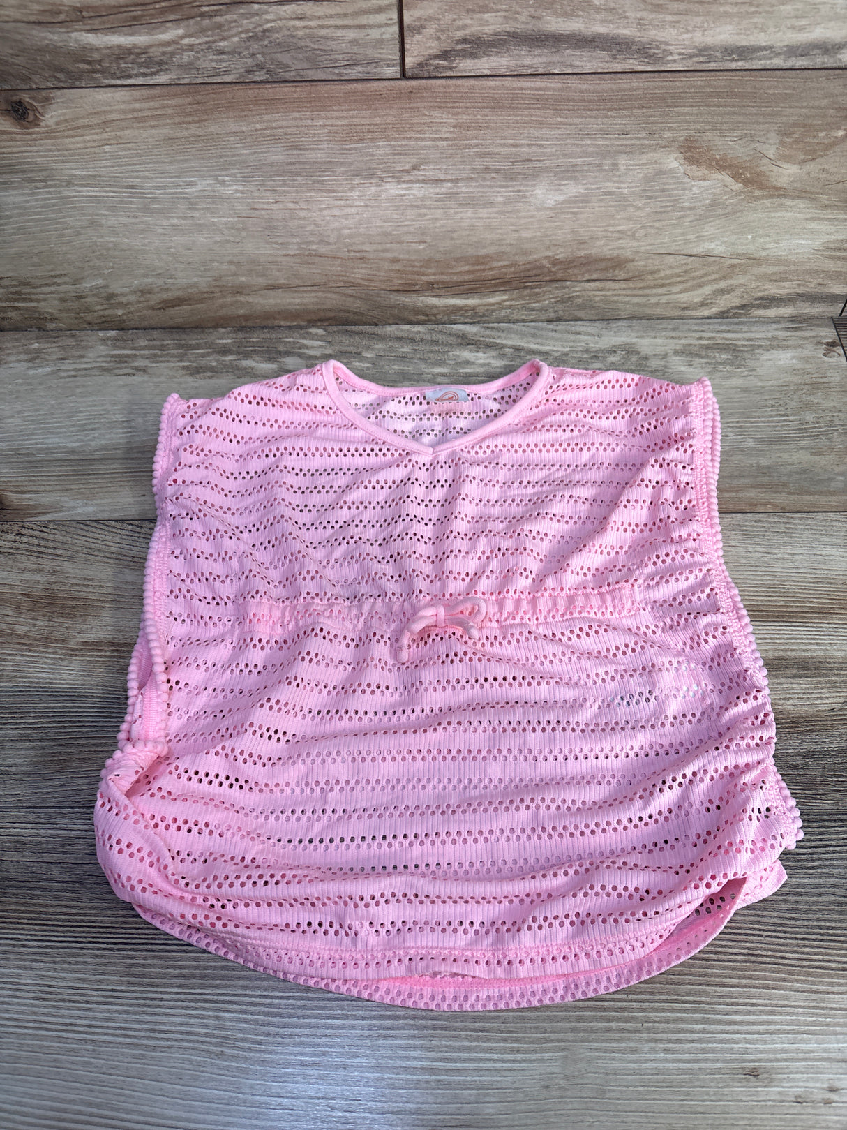 Wonder Nation Crochet Kaftan Swim Coverup Pink sz 2T