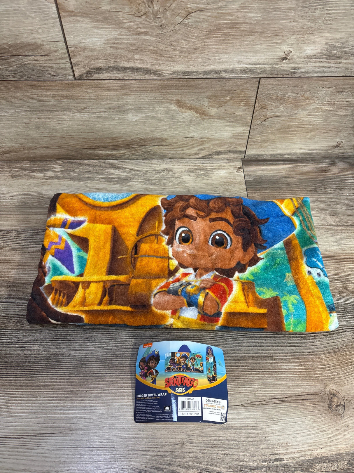 NEW Nickelodeon Santiago Of The Seas Hooded Towel Wrap