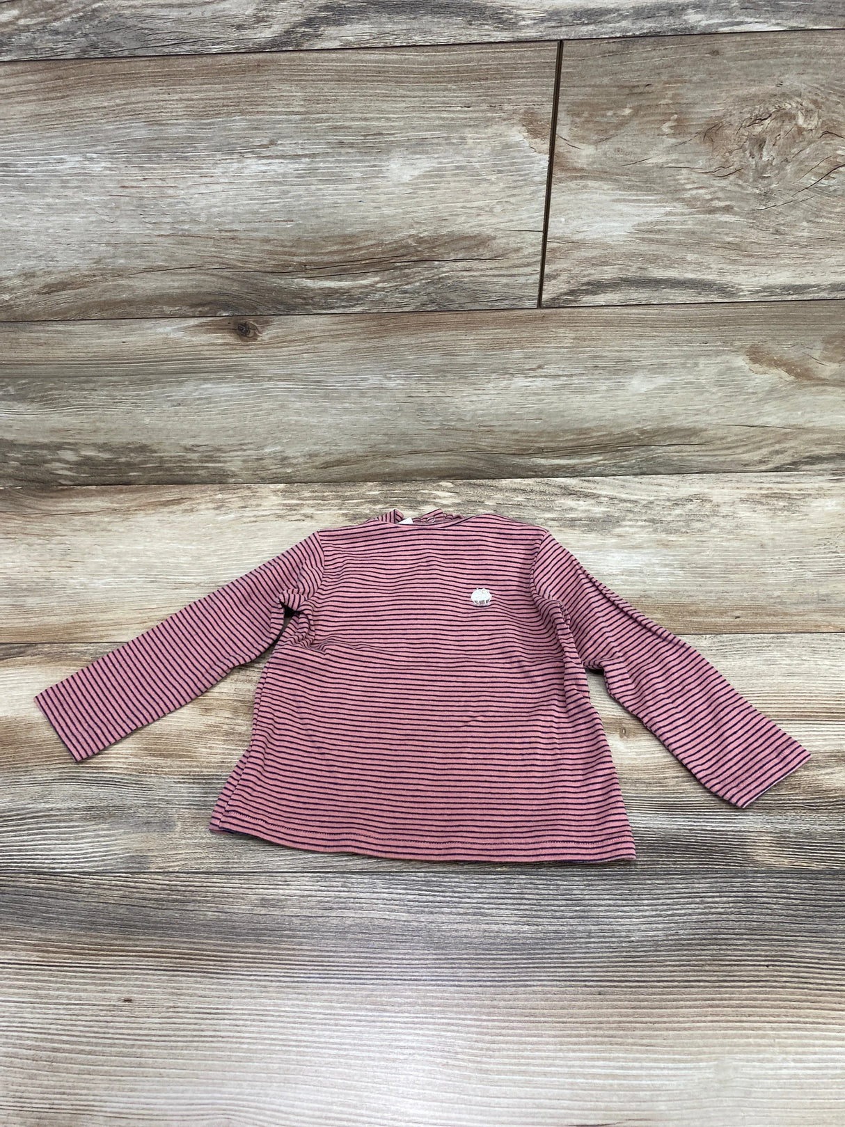 Zara Baby Striped Shirt Pink sz 9-12m - Me n Mommy To Be