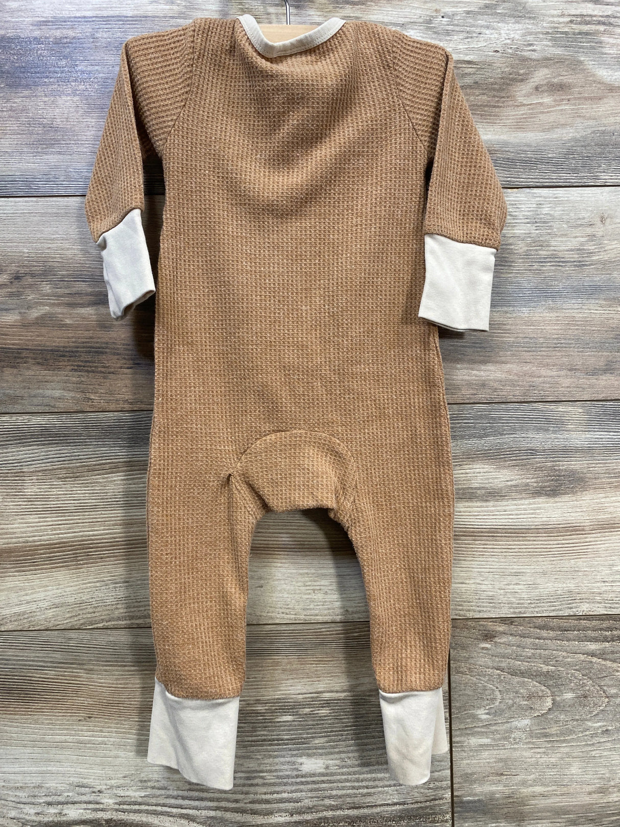 Orcas Lucille Waffle Romper Mushroom sz 12-18m