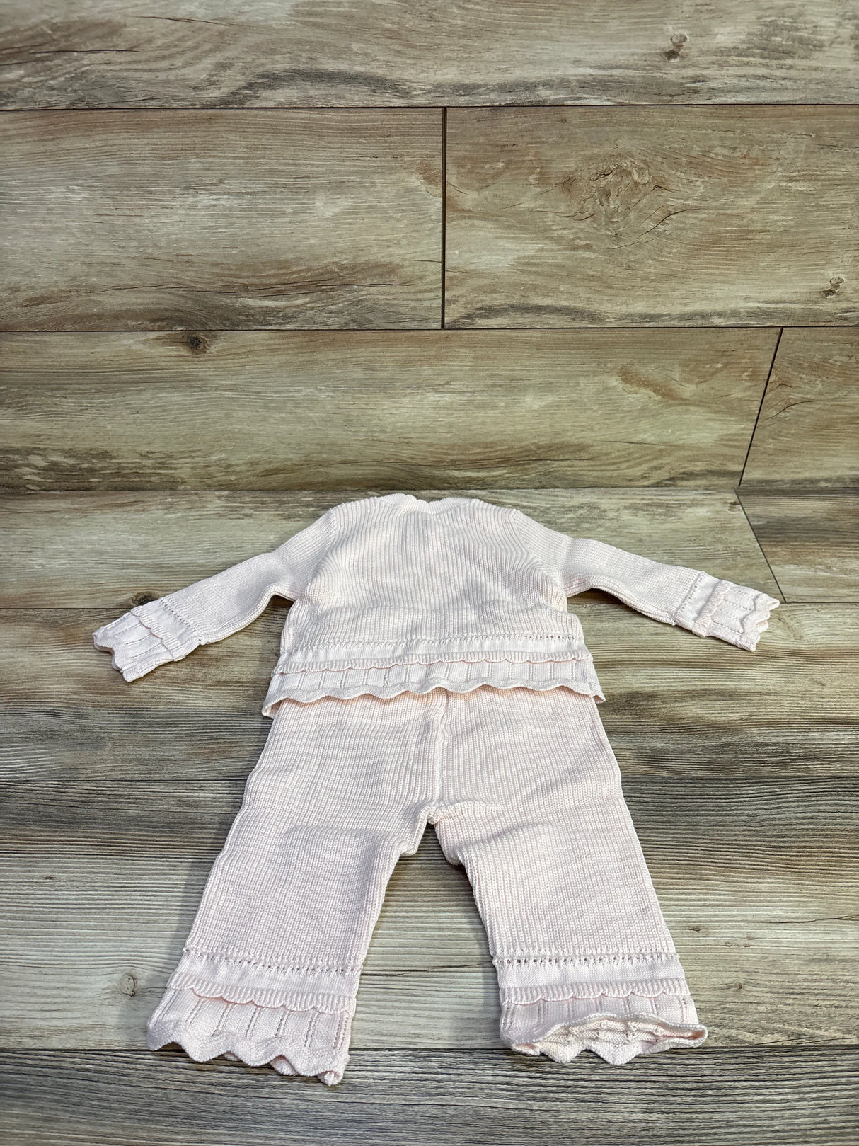 NEW Baby Gap 2pc Crochet Outfit Set Pink sz 6-12m