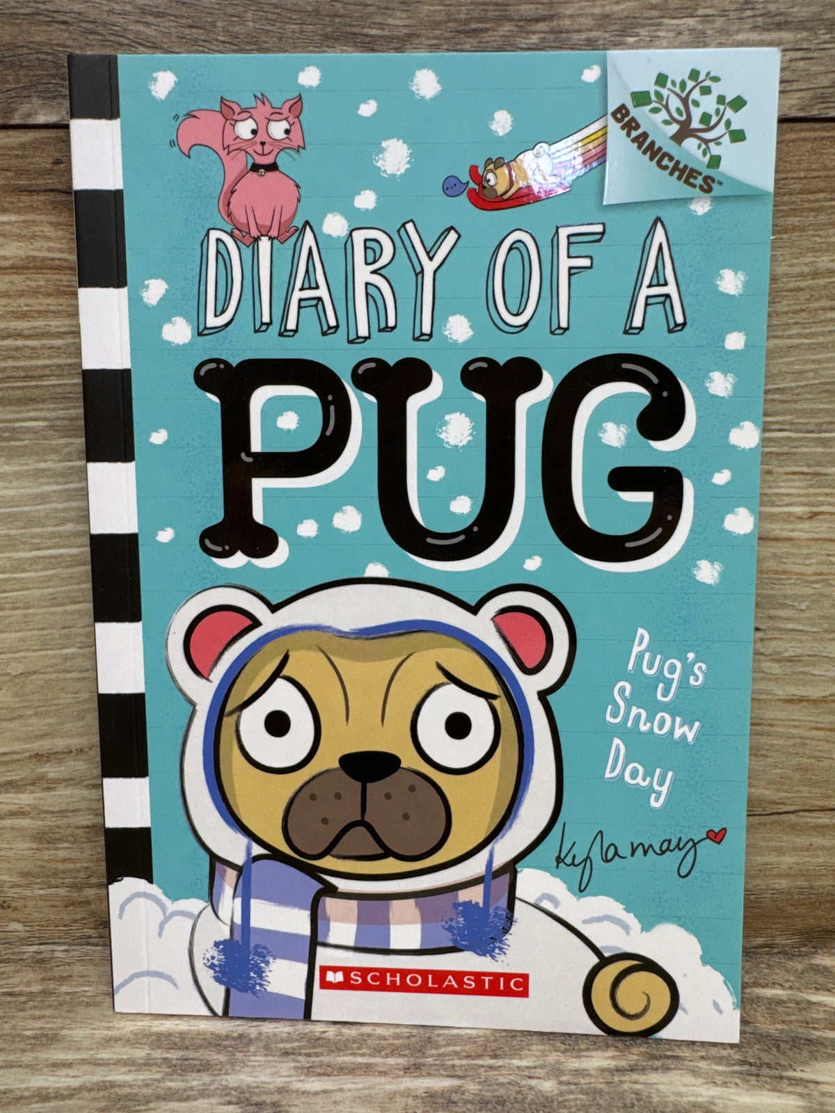 Diary of a Pug #2: Pug's Snow Day Paperback Book