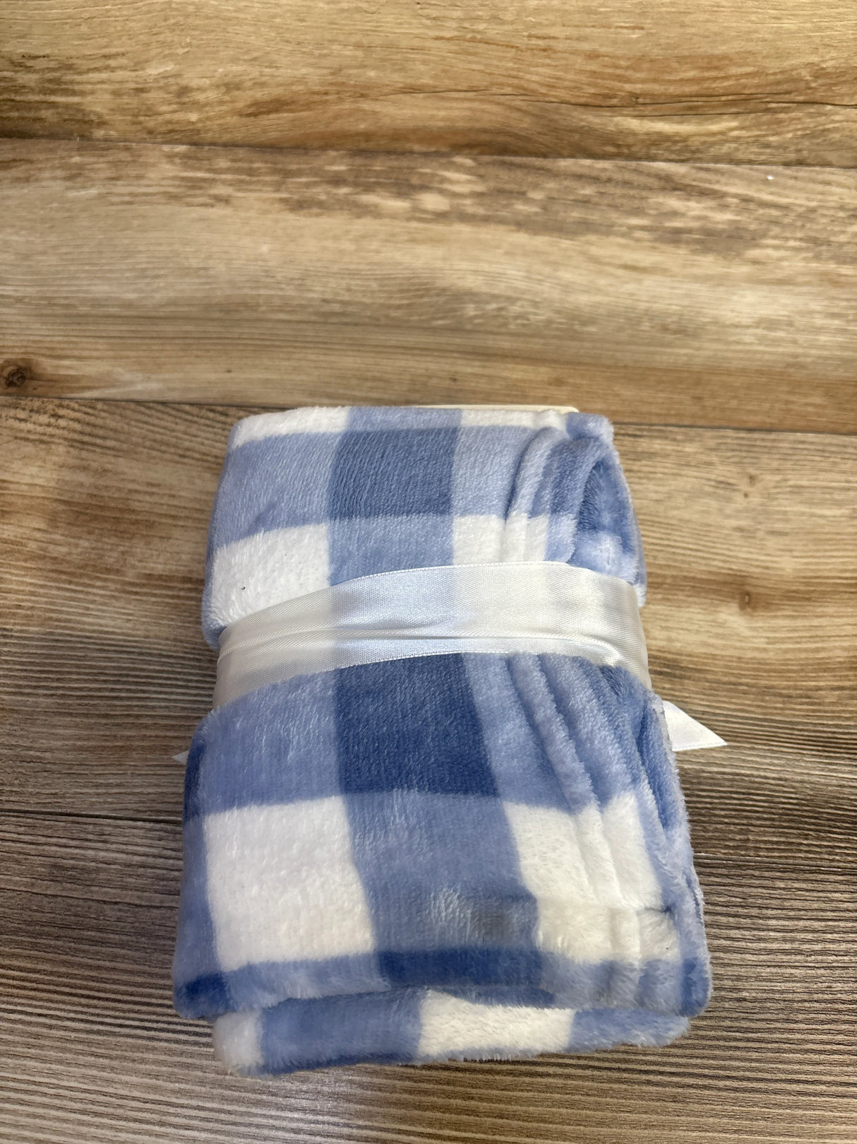 NEW Parent's Choice Plush Baby Blanket Blue