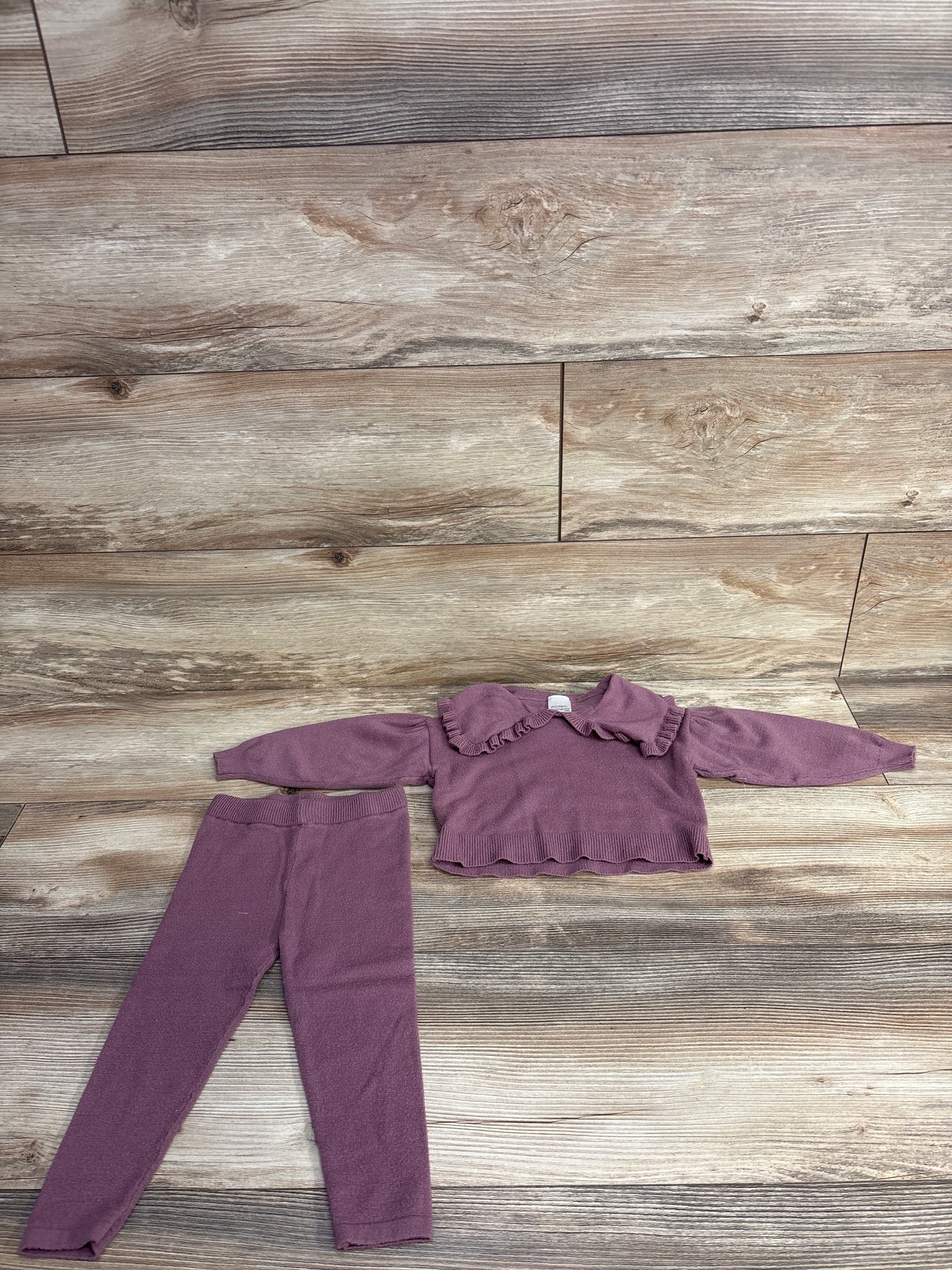 Modern Moments 2pc Knitted Set Mauve sz 18m
