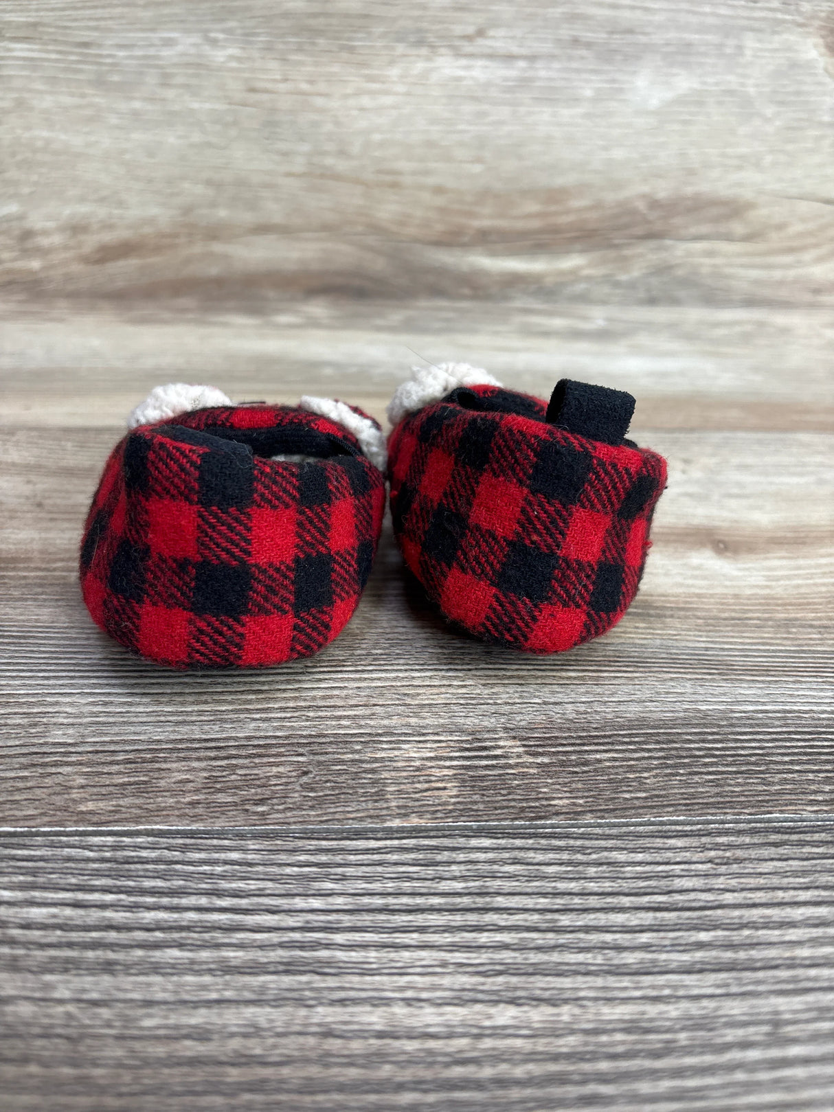 Dearfoams Baby Bear Slippers Red sz 1/2c
