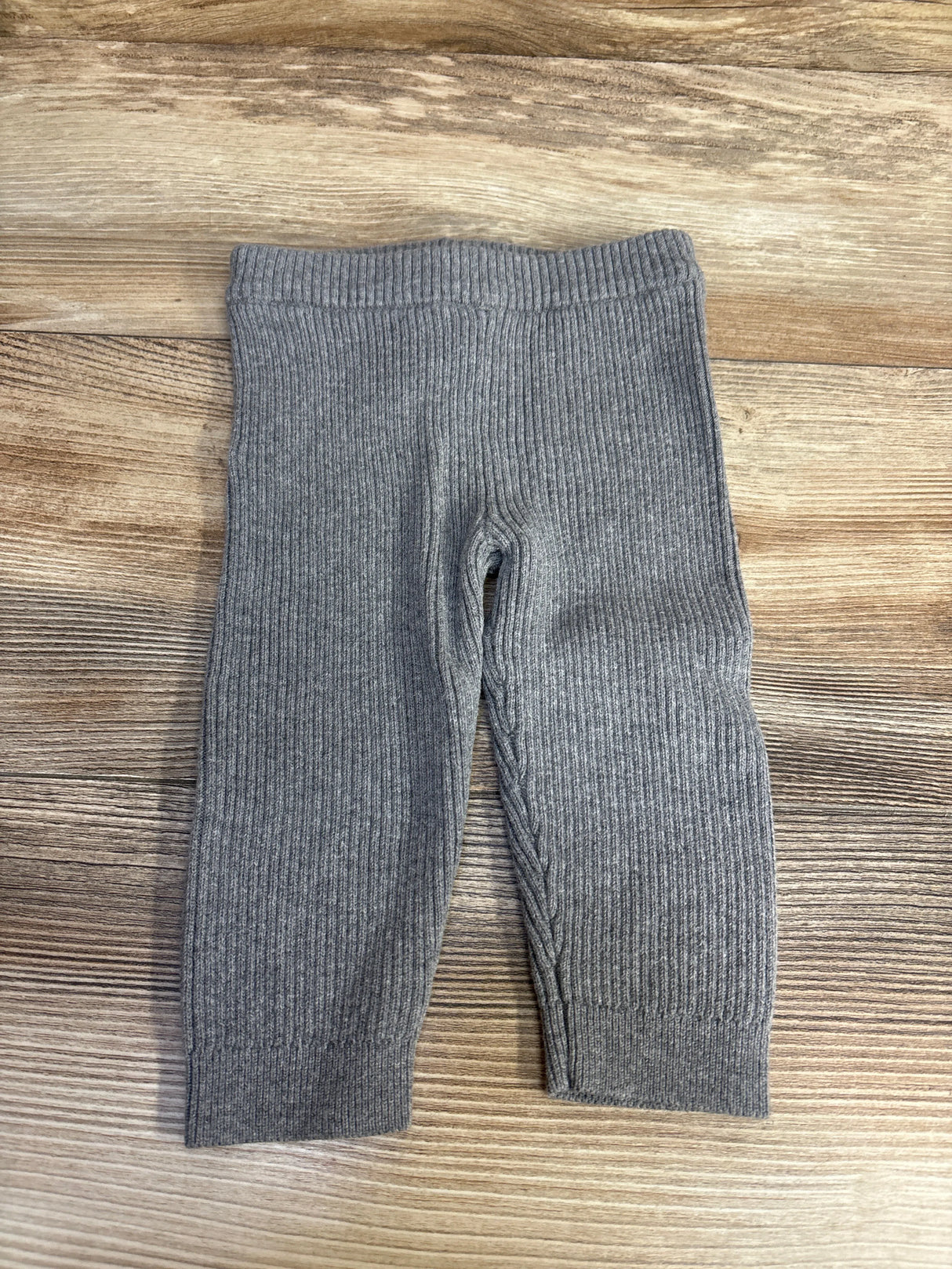 Little Planet Ribbed Leggings Grey sz 6m - Me n Mommy To Be