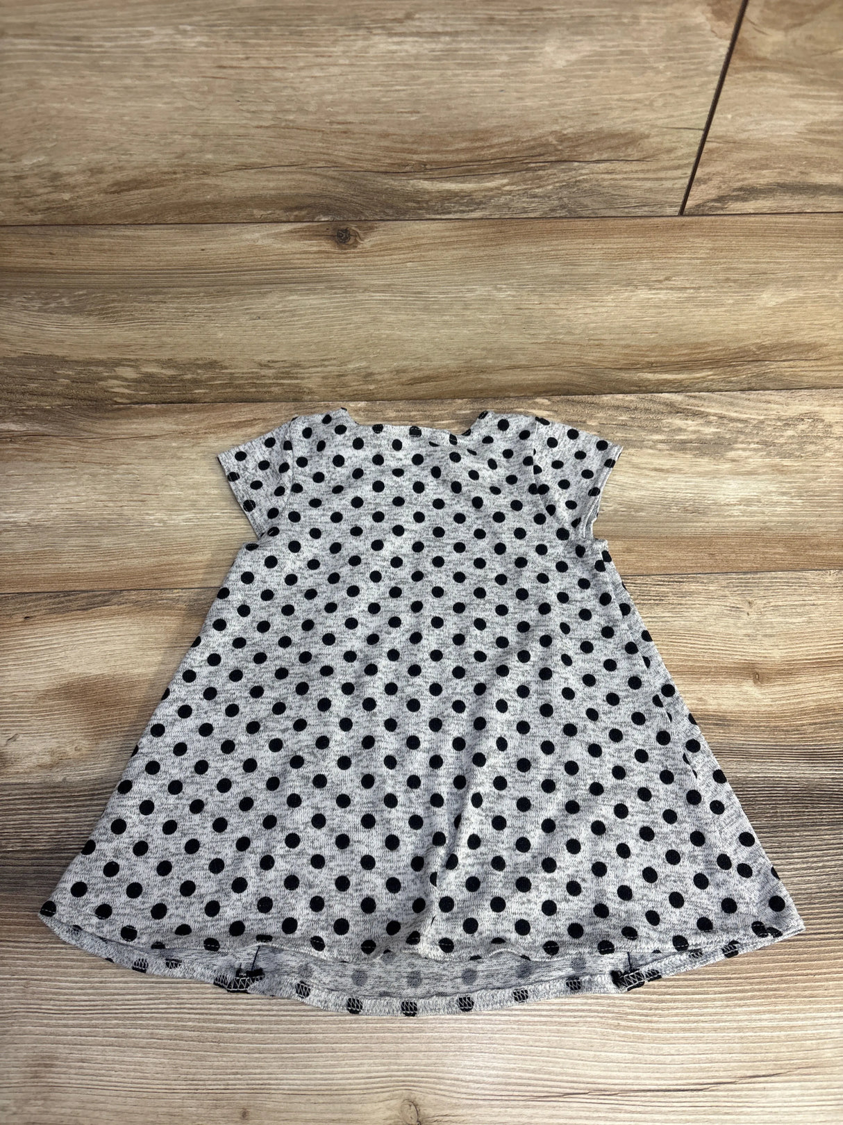 Goodlad Polka Dot Textured Dress Grey sz 3T