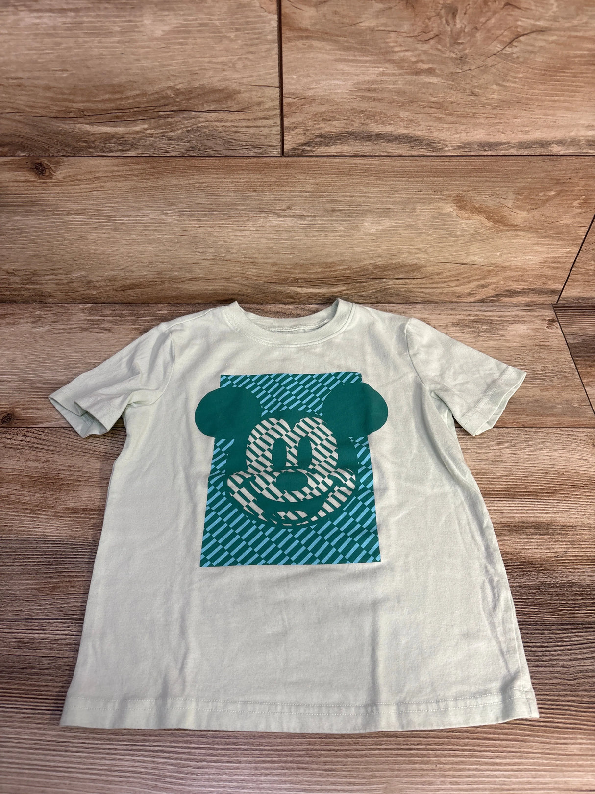Disney x Jumping Beans Mickey Mouse Shirt Mint Green sz 5T