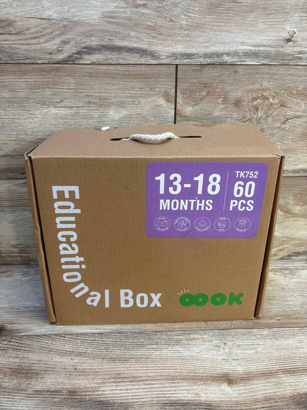 NEW TOOKYLAND Montessori Educational Toy Box 13-18m