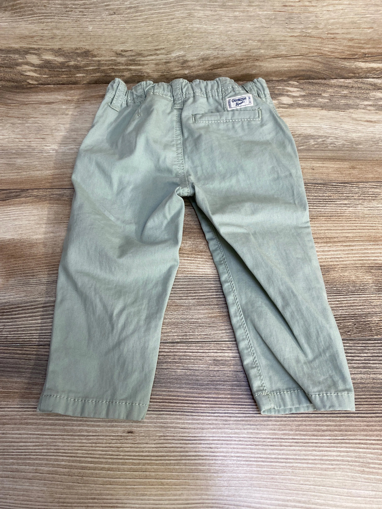 Oshkosh Pull On Pants Green sz 12m - Me n Mommy To Be