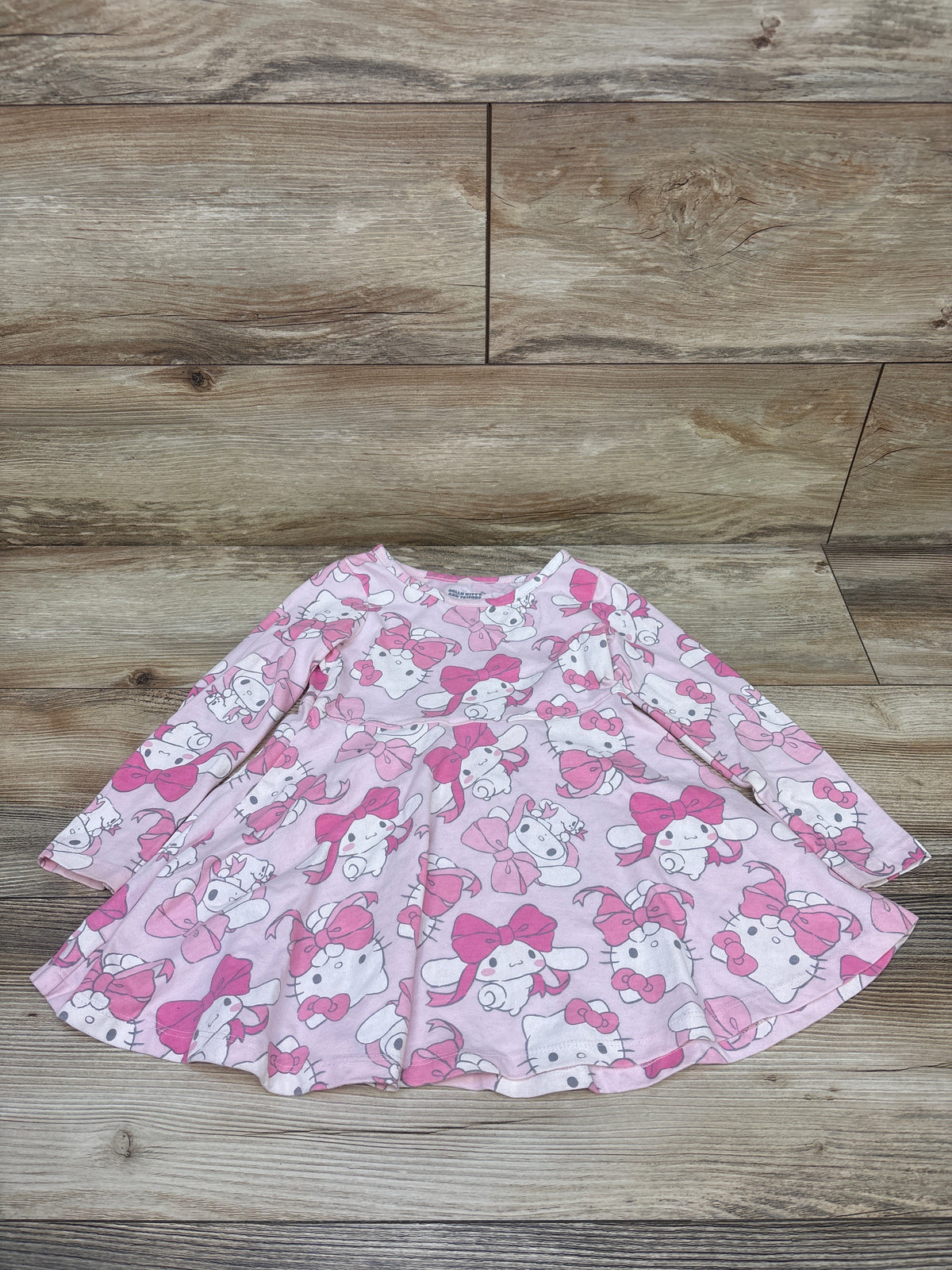 Hello Kitty & Friends Long Sleeve Dress Pink sz 3T