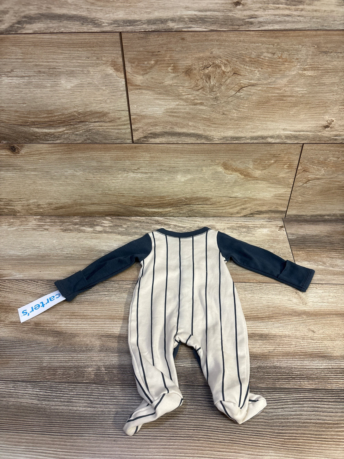 NEW Carter's Hey Rookie Snap Sleeper Ivory sz Preemie