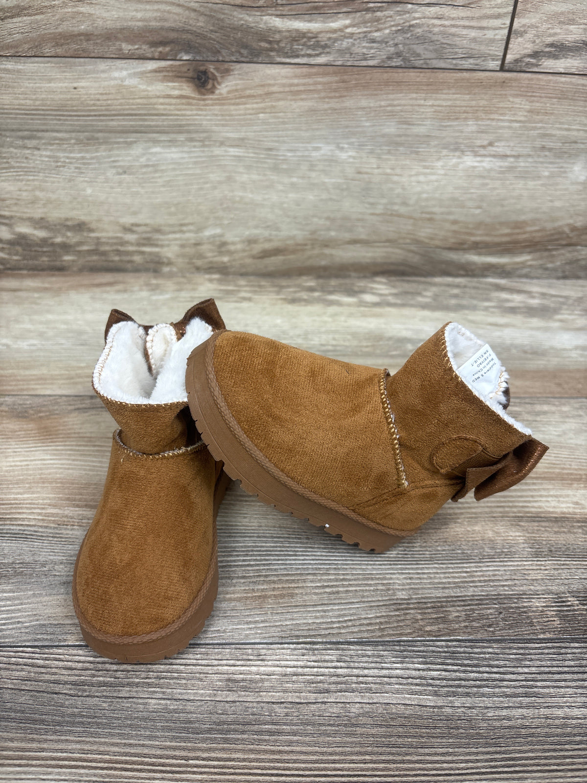 Olivia & Kate Platform Suede Boots Brown sz 6c
